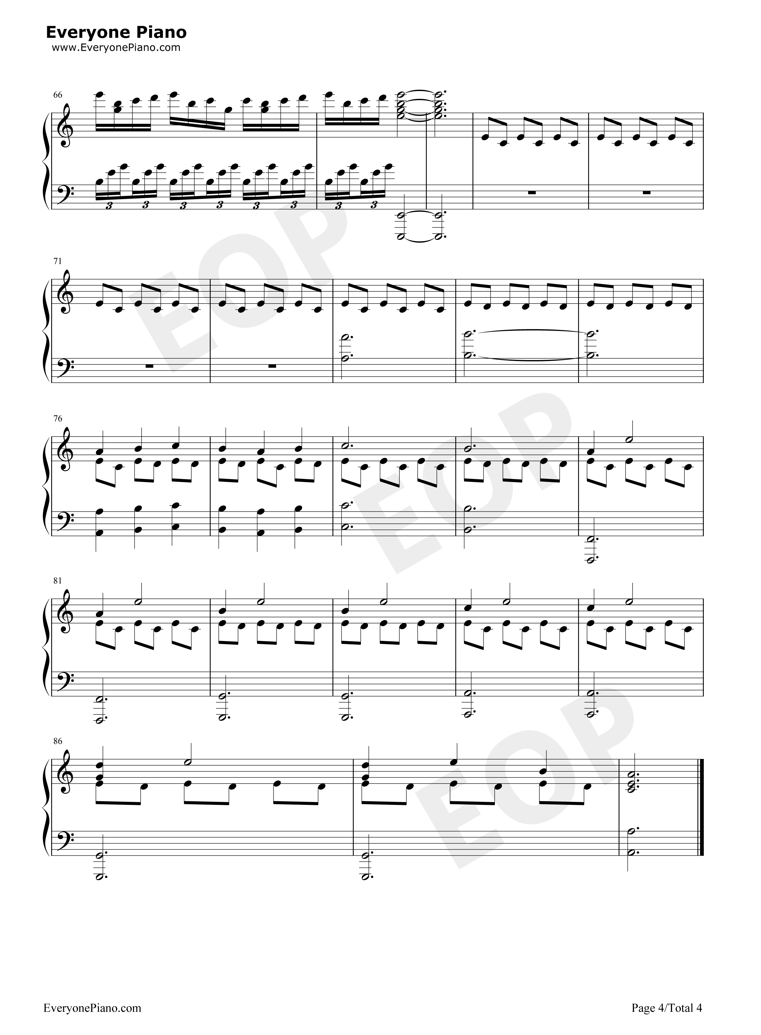 First Step钢琴谱-Hans Zimmer4