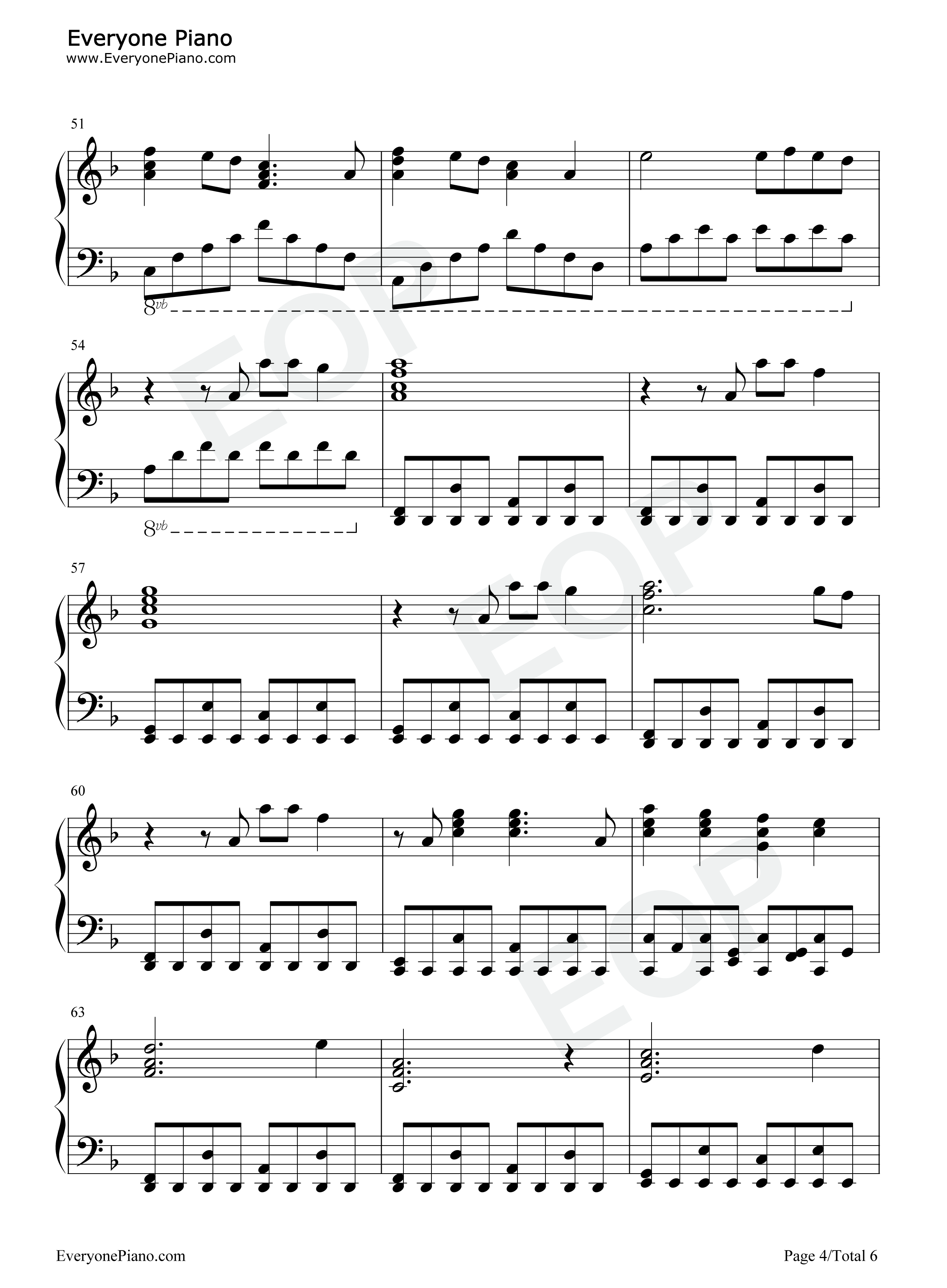Burn It Down钢琴谱-Linkin Park4