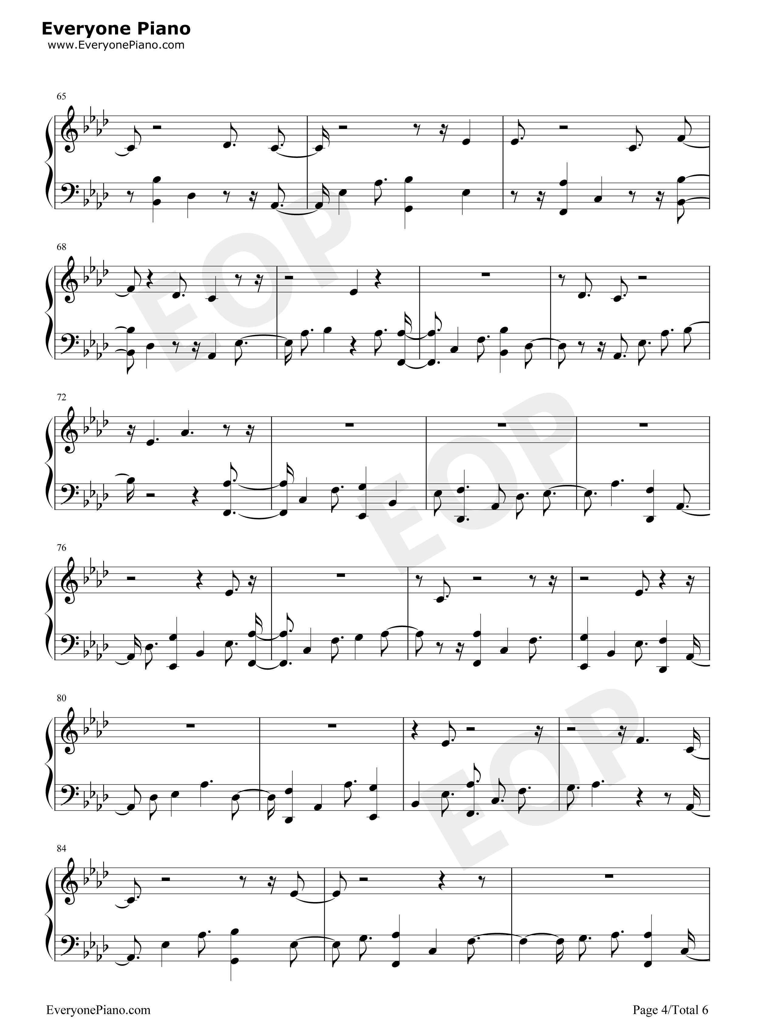 Dear Lover钢琴谱-Little Mix4