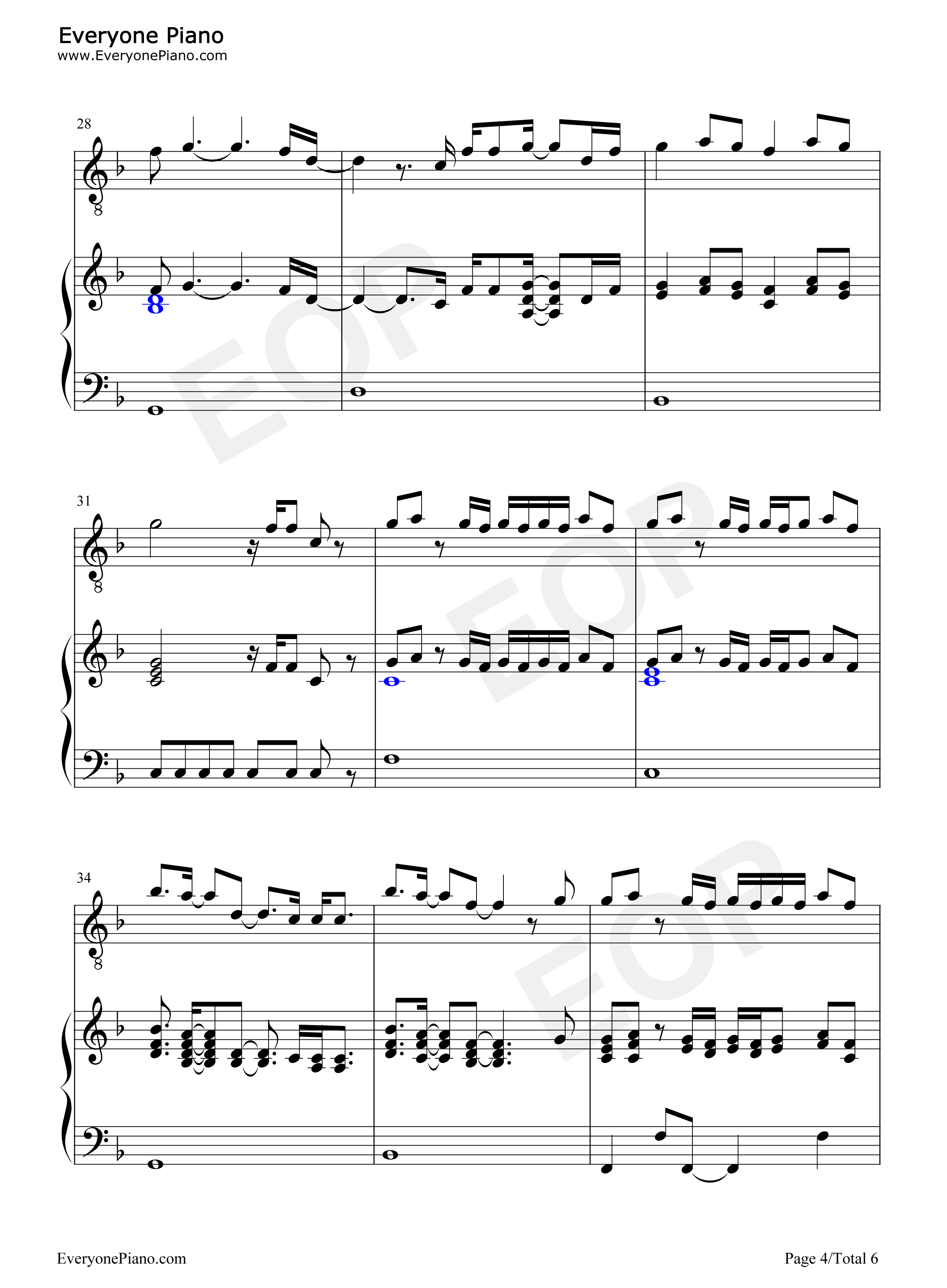 Thats When钢琴谱-Taylor Swift Keith Urban4