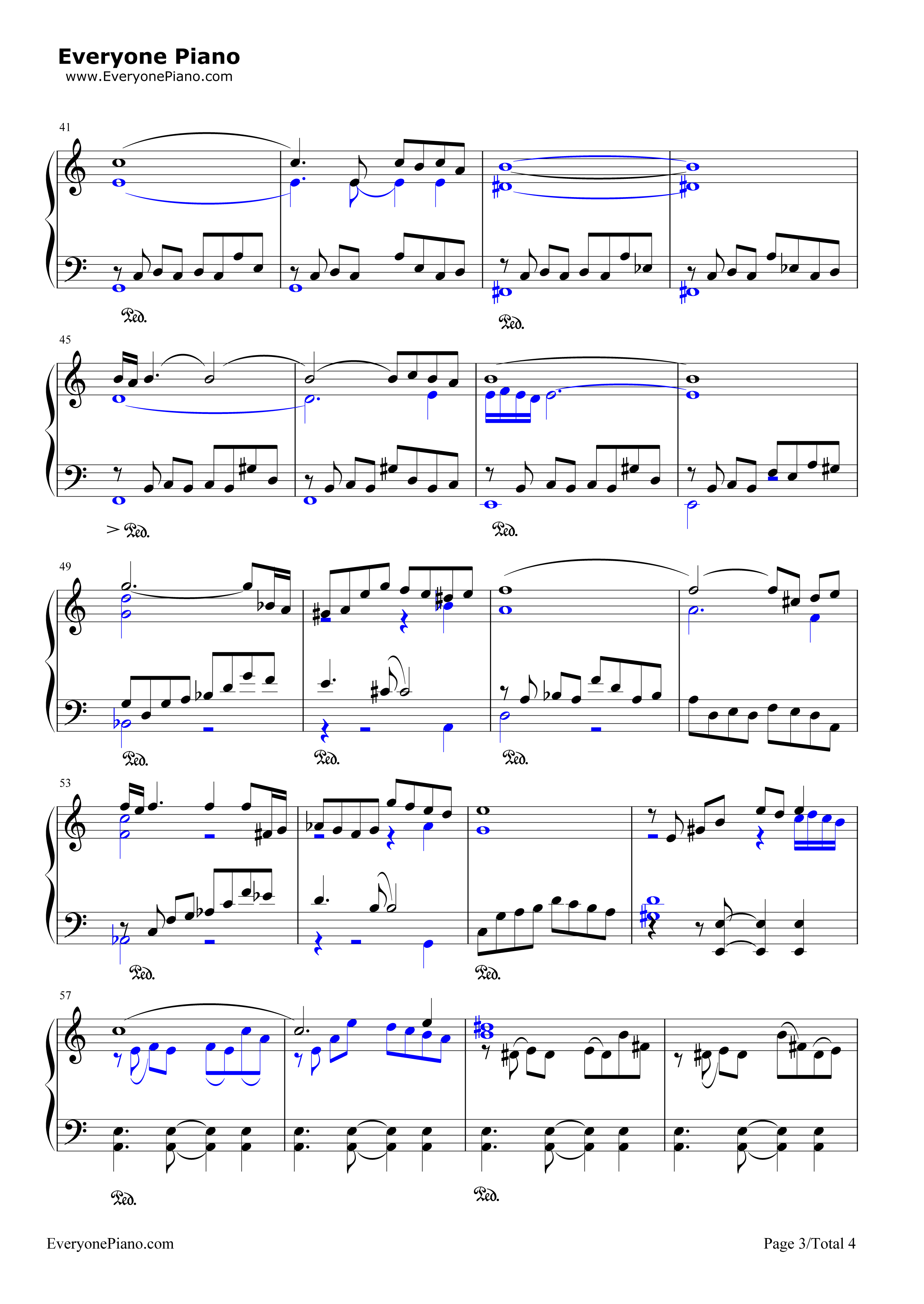 自由探戈钢琴谱-皮亚佐拉（Astor Piazzolla）3
