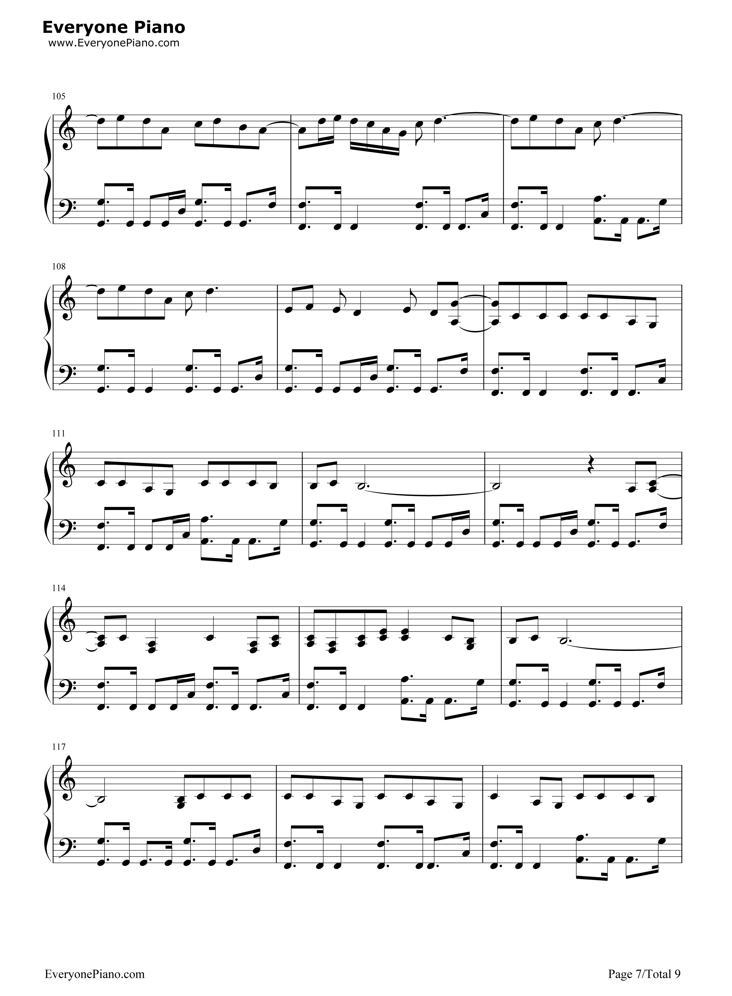Somebody Else钢琴谱-The 19757