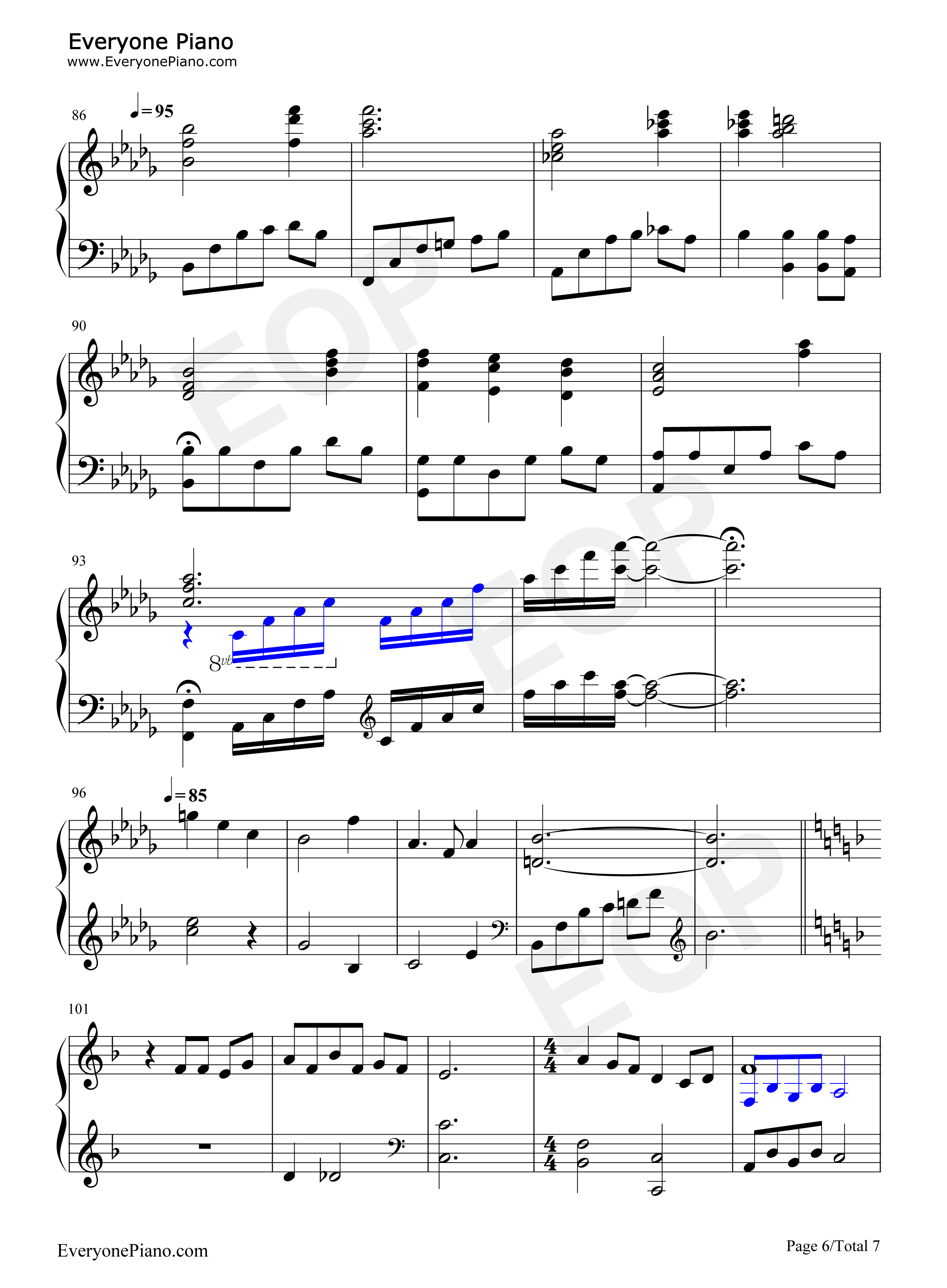 Ending Theme钢琴谱-植松伸夫6