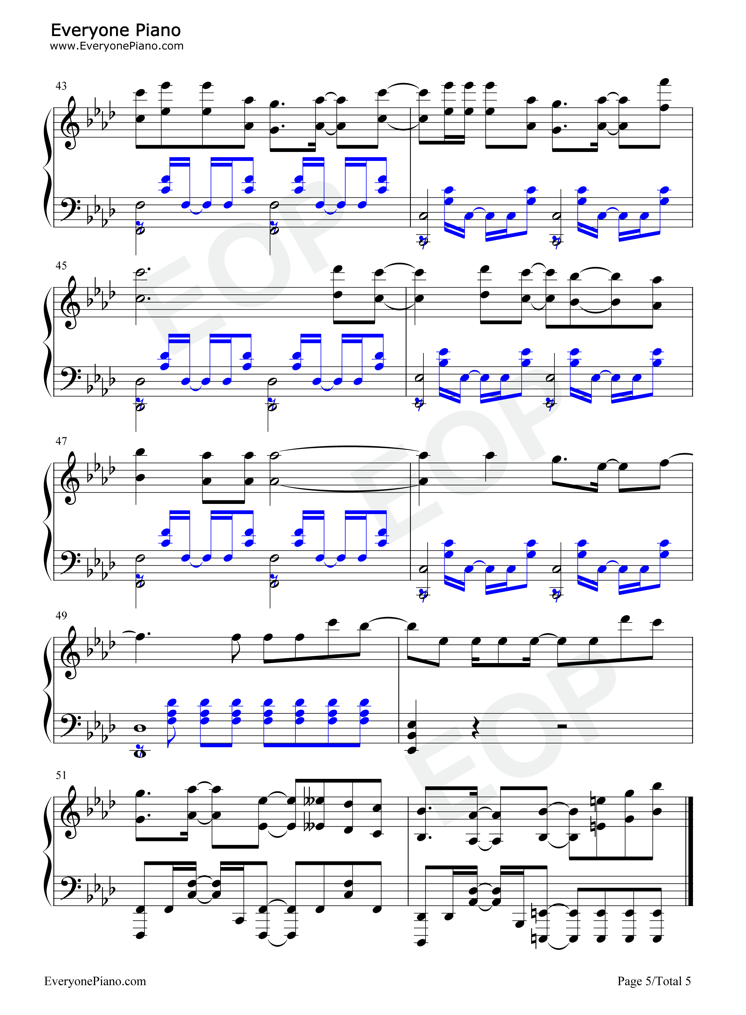 Howling钢琴谱-ASCA5