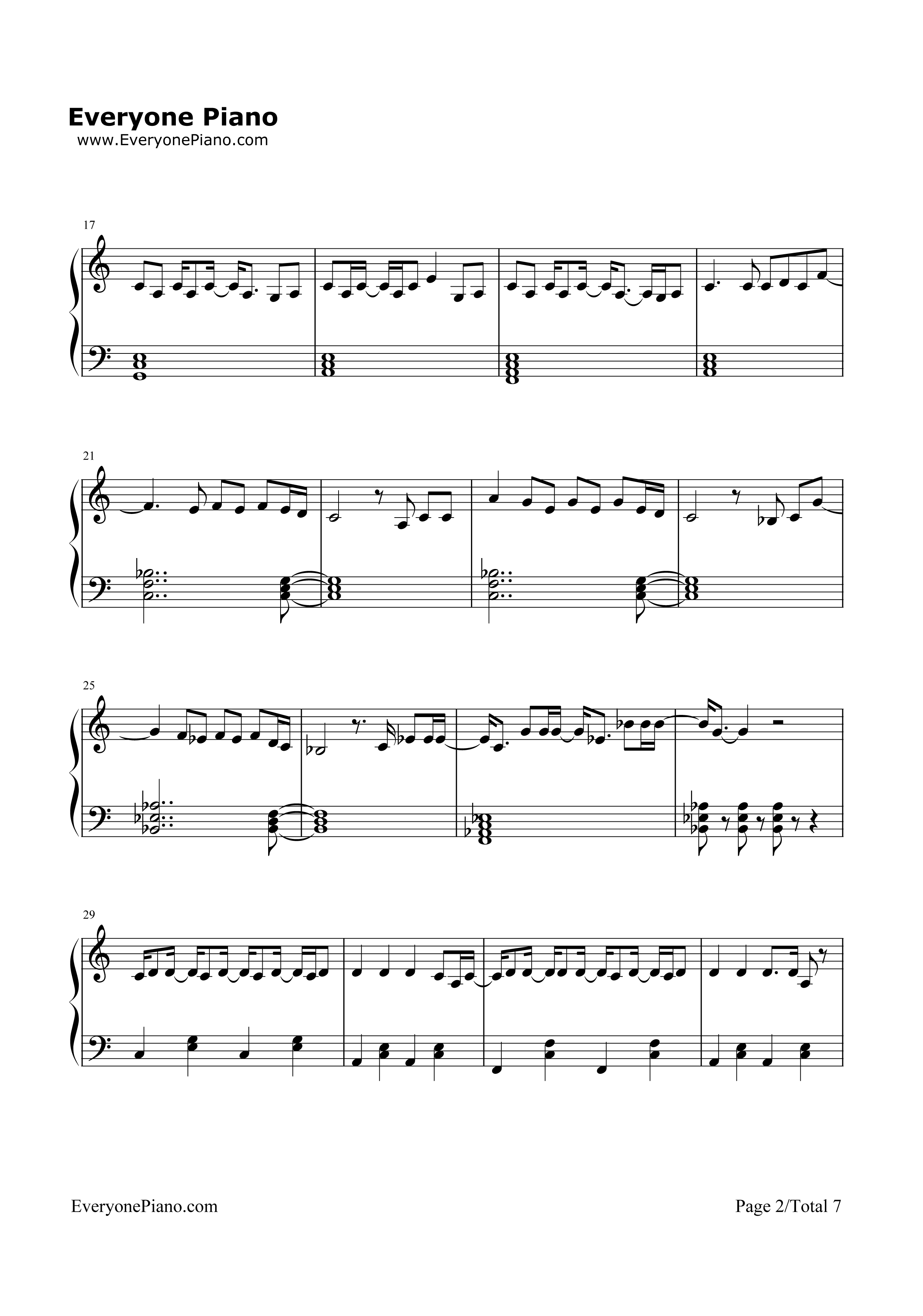 Can't Stop the Feeling钢琴谱-Justin Timberlake2