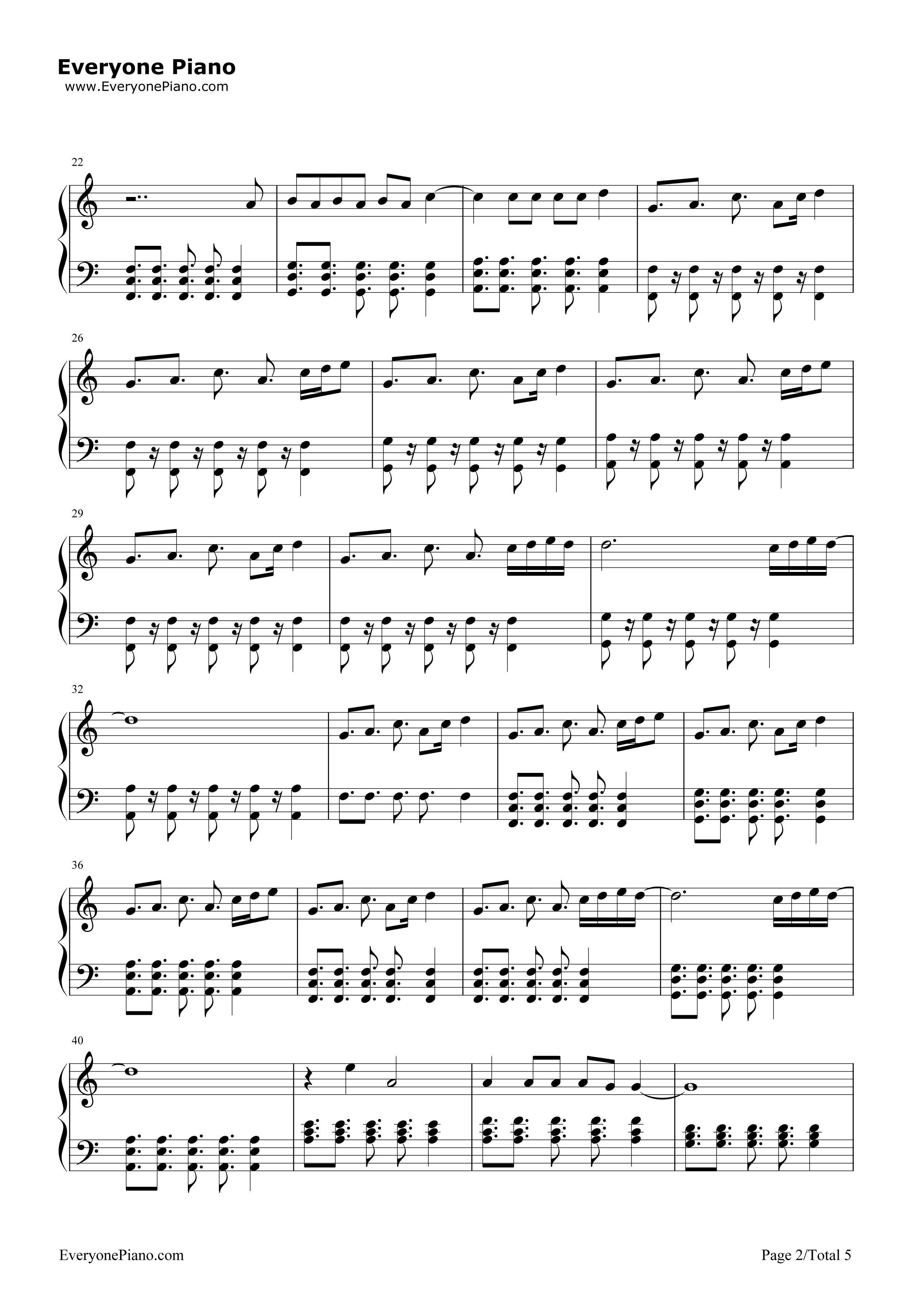 This Is What You Came For钢琴谱-Calvin Harris2