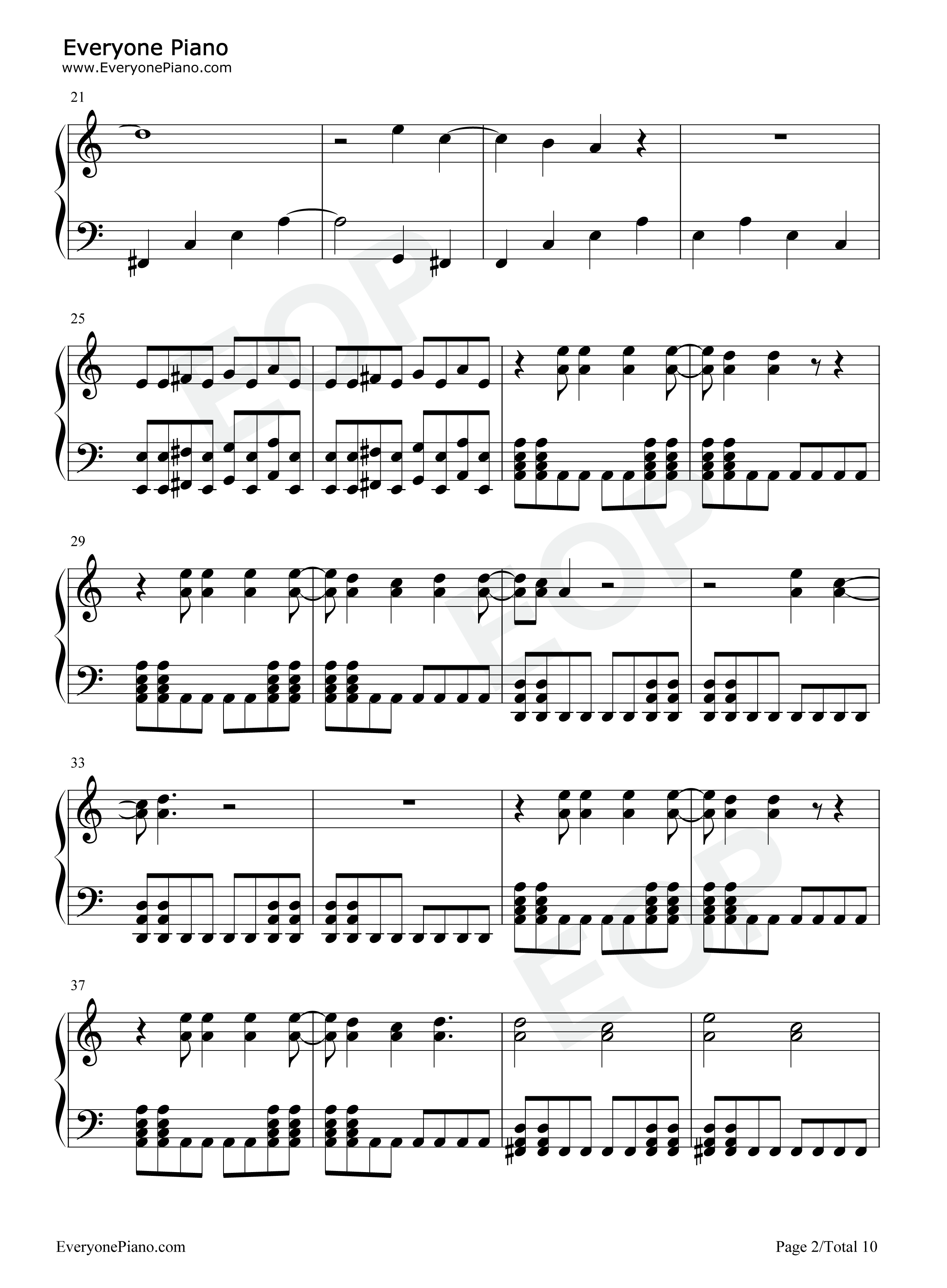 The Pretender钢琴谱-Foo Fighters2