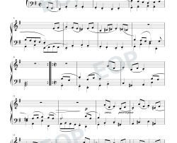 布列舞曲 12钢琴谱-巴赫