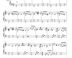 奥寺先輩のテーマ钢琴谱-RADWIMPS