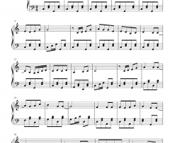 Rhythm of the Rain钢琴谱-The Cascades（瀑布合唱团）