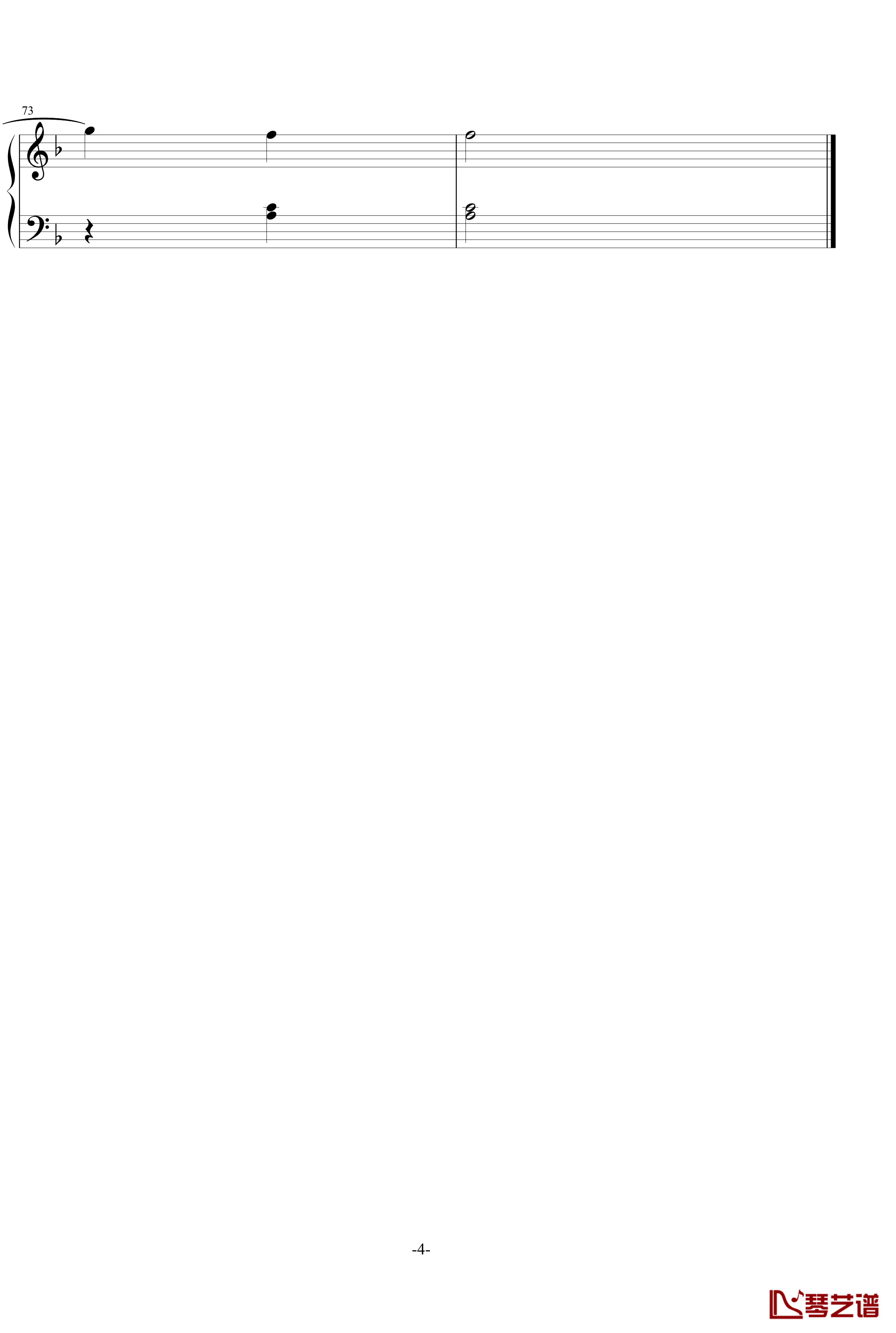 舞步钢琴谱-木有钢琴4
