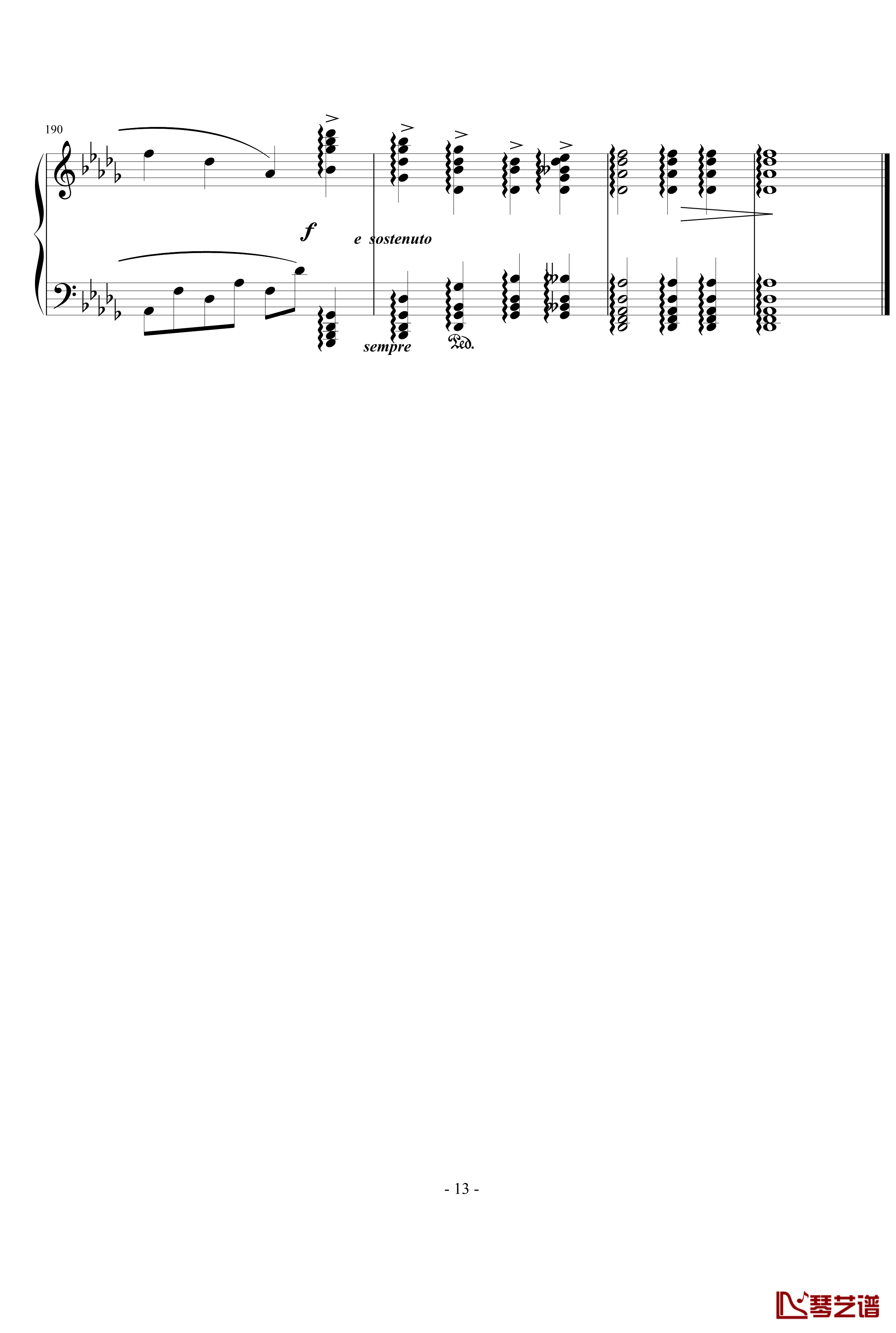 行板钢琴谱-勃拉姆斯-Brahms13