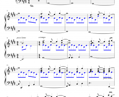 同じ高みへ钢琴谱-Onaji Takami e，To the Same Heights-Clannad