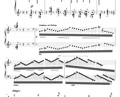 Etudes dexecution transcendante No.4钢琴谱-Mazeppa-李斯特