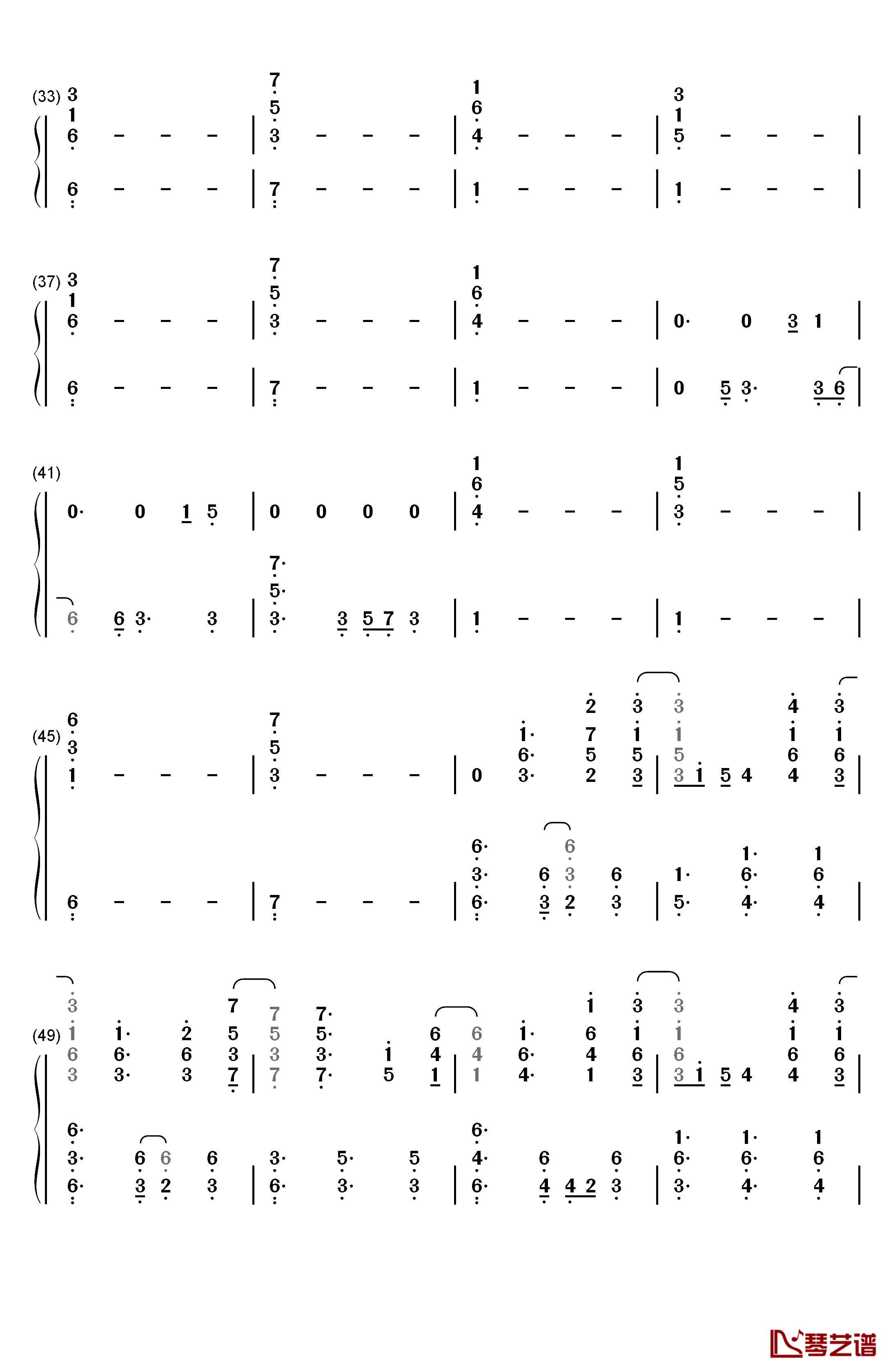 Another Love钢琴简谱-数字双手-Tom Odell3