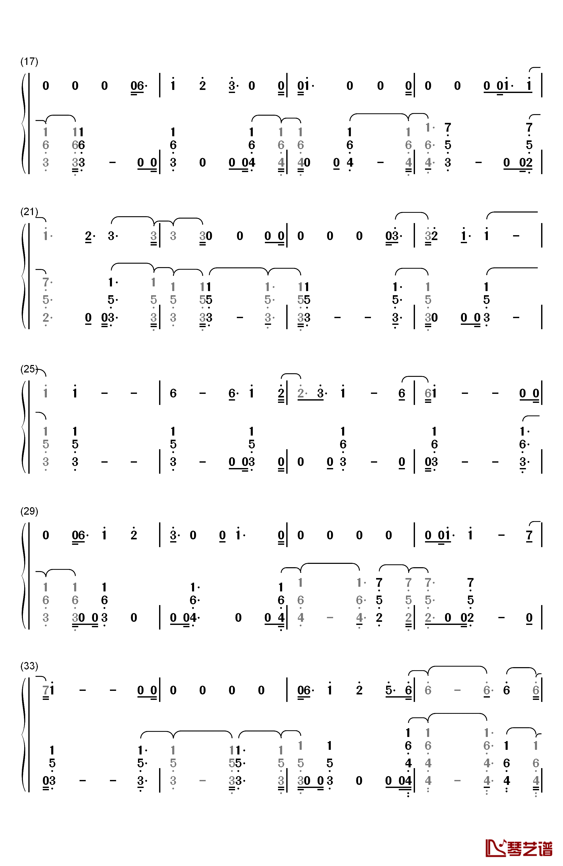 You Are The Reason钢琴简谱-数字双手-Calum Scott2