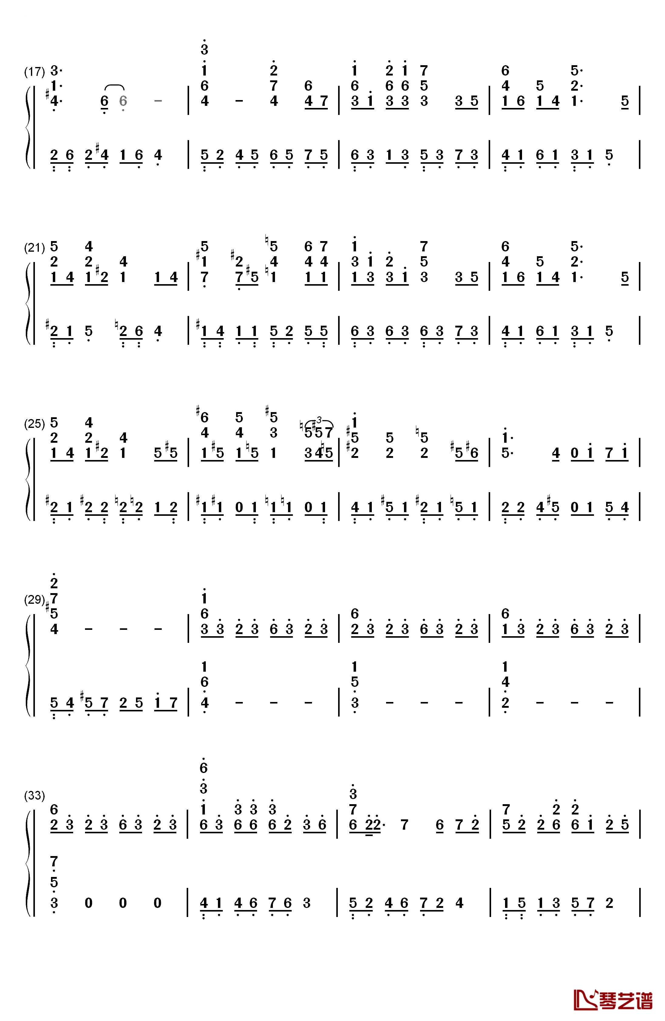 いのちの名前钢琴简谱-数字双手-久石让 宫崎骏2