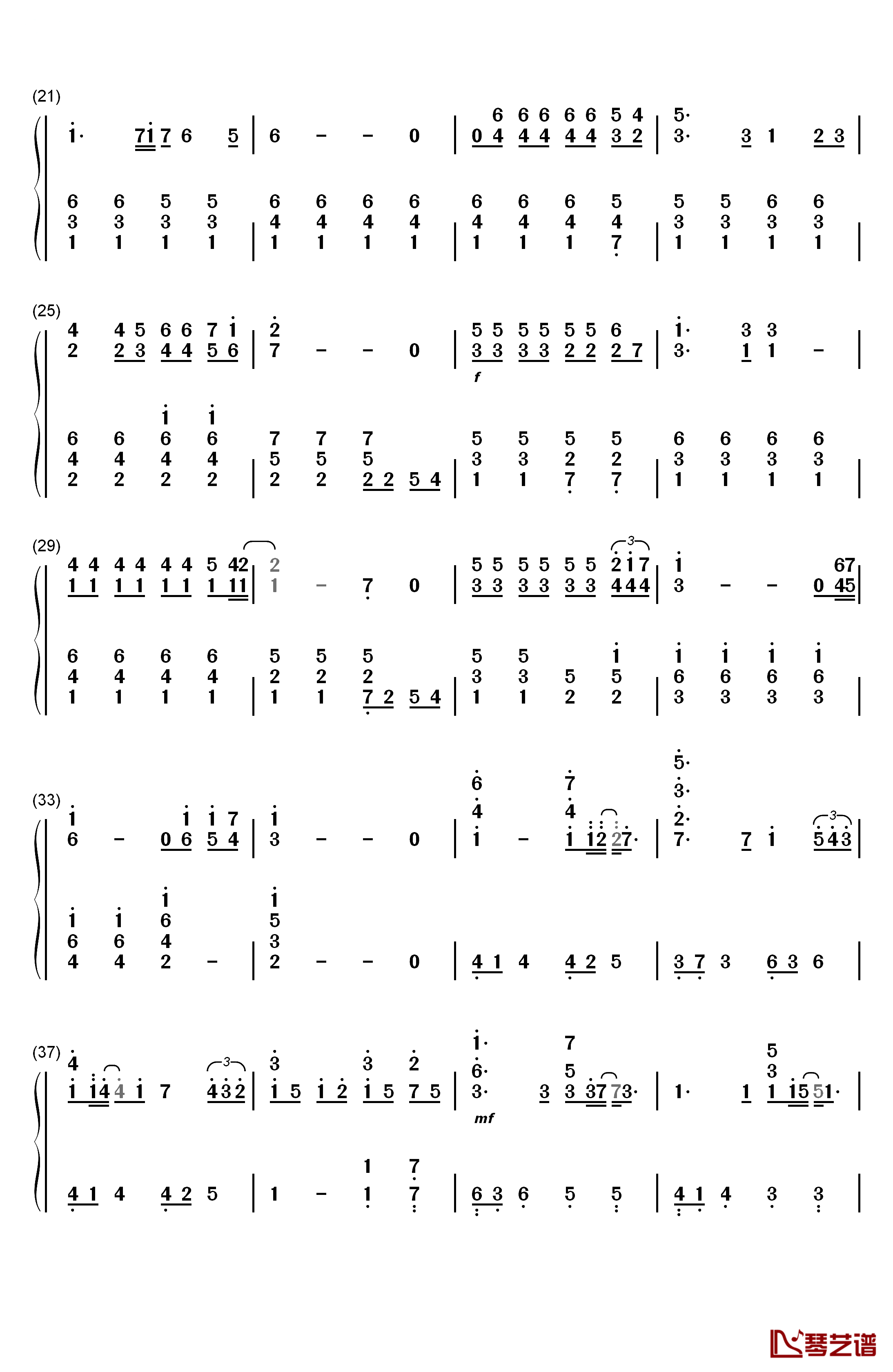 旅立ちの日に钢琴简谱-数字双手-坂本浩美2