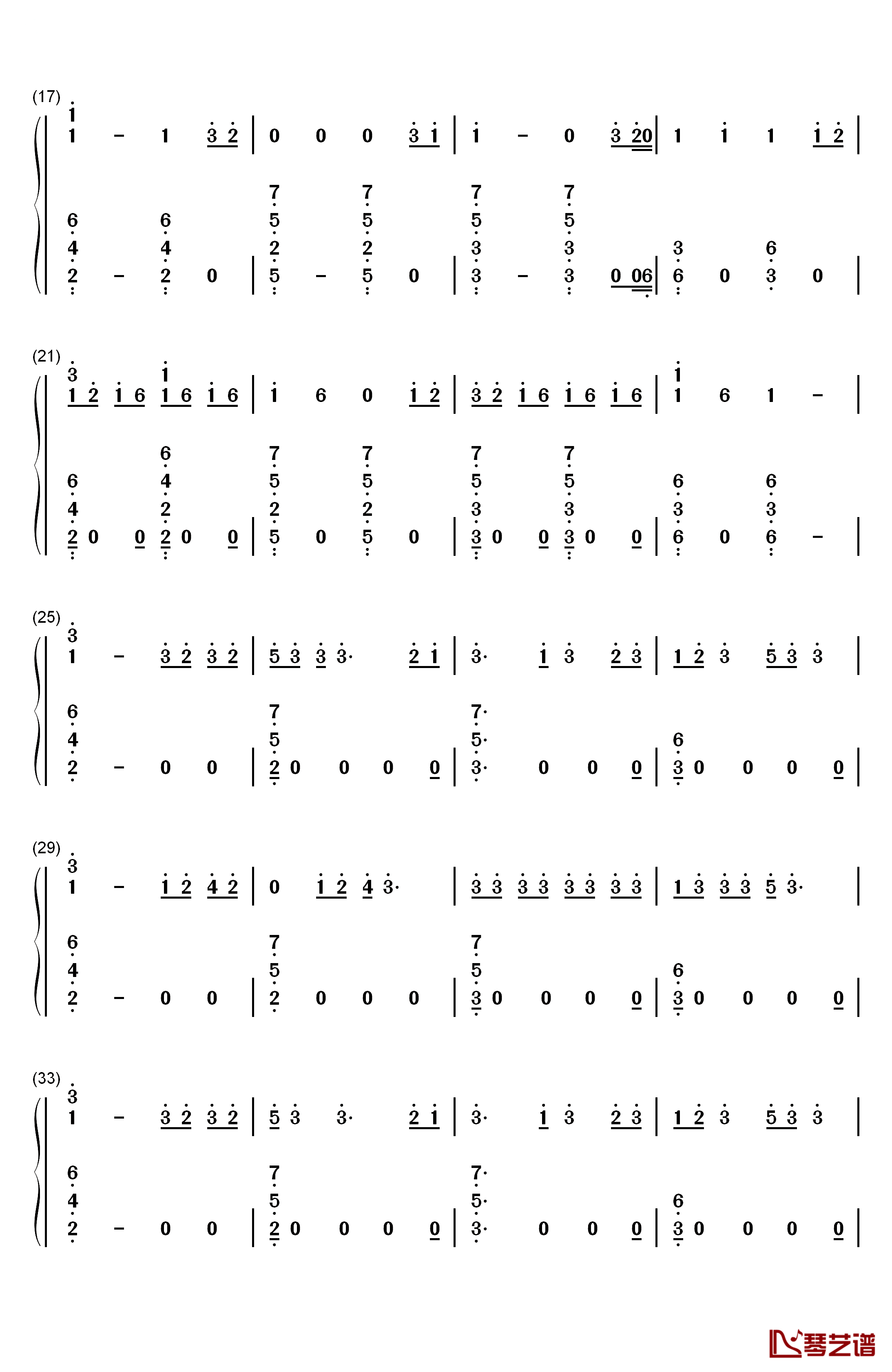 Dawn Of Us钢琴简谱-数字双手-王嘉尔2