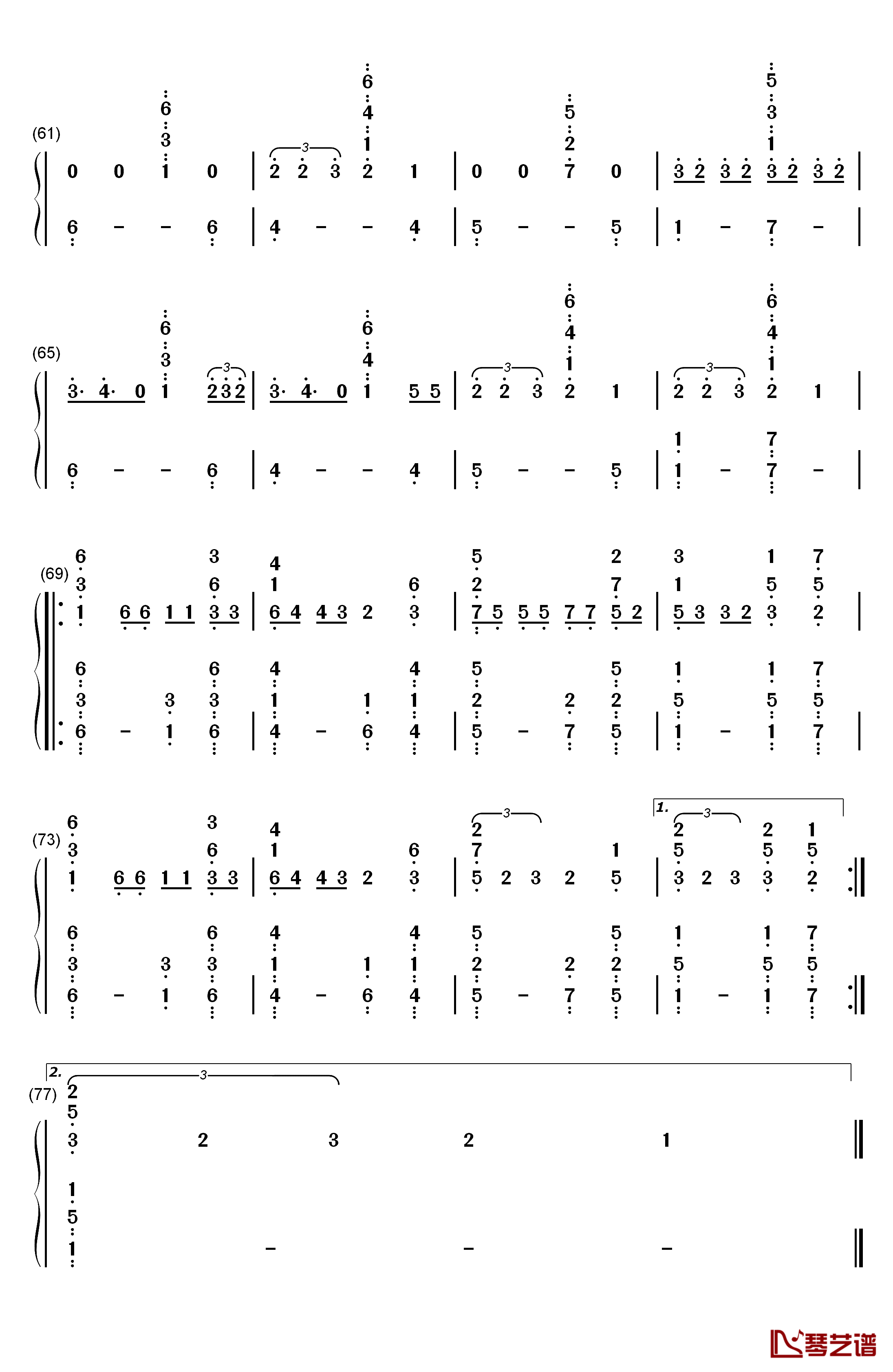 None Of My Business钢琴简谱-数字双手-Cher Lloyd4