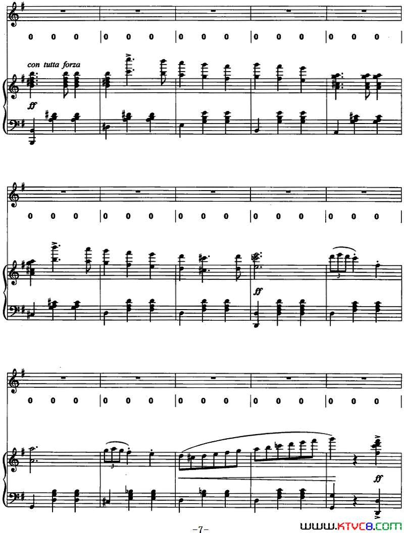 [意]柔情圆舞曲线简混排、正谱简谱1