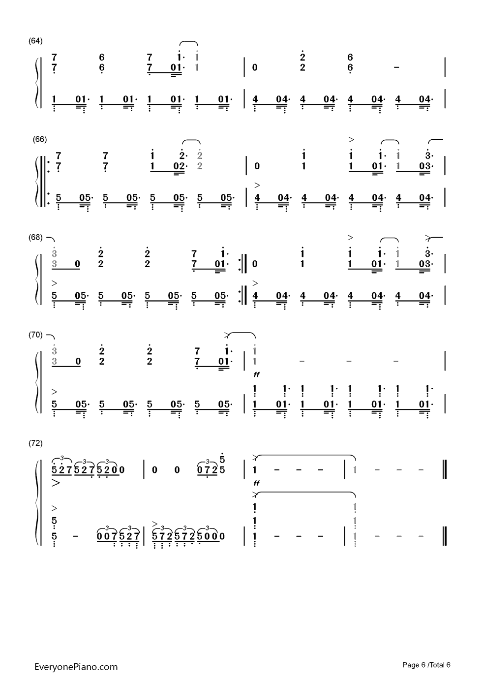 恋をしようよ钢琴简谱-Pico演唱6