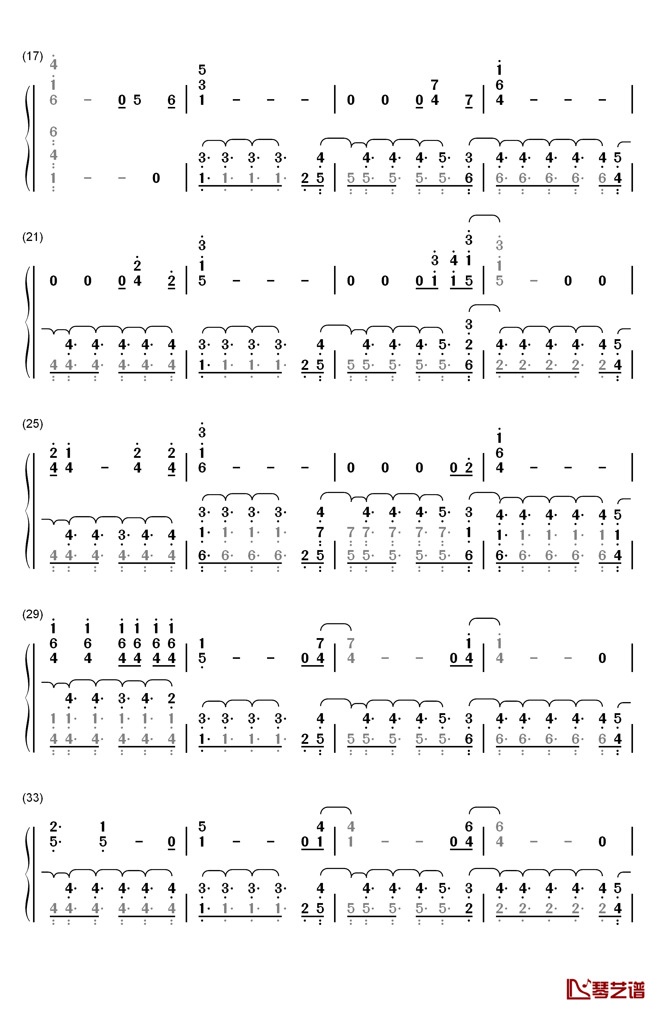 Lay Your Hands on Me钢琴简谱-数字双手-Boom Boom Satellites2