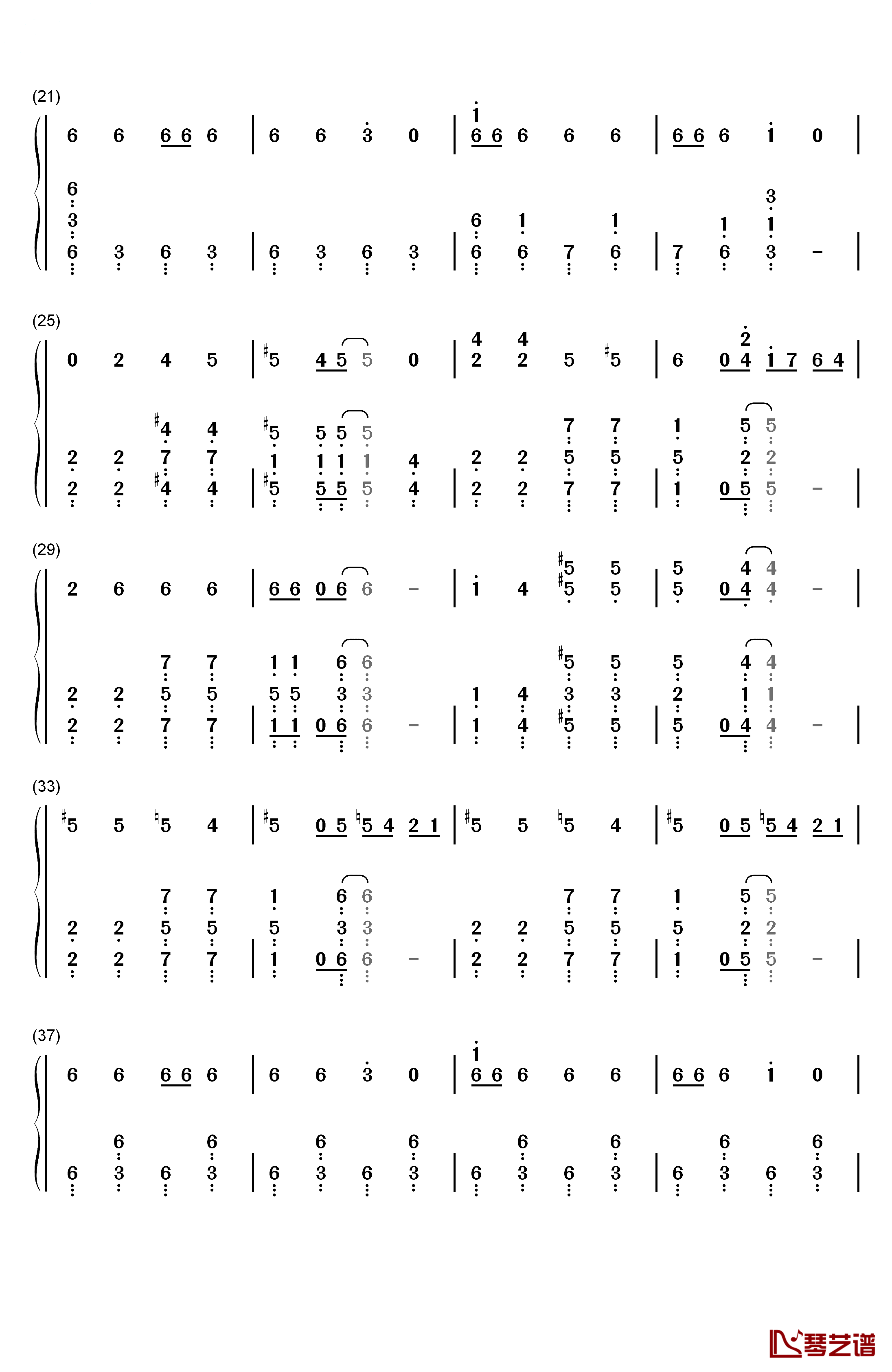 Los! Los! Los!钢琴简谱-数字双手-谭雅•提古雷查夫（CV：悠木碧）2