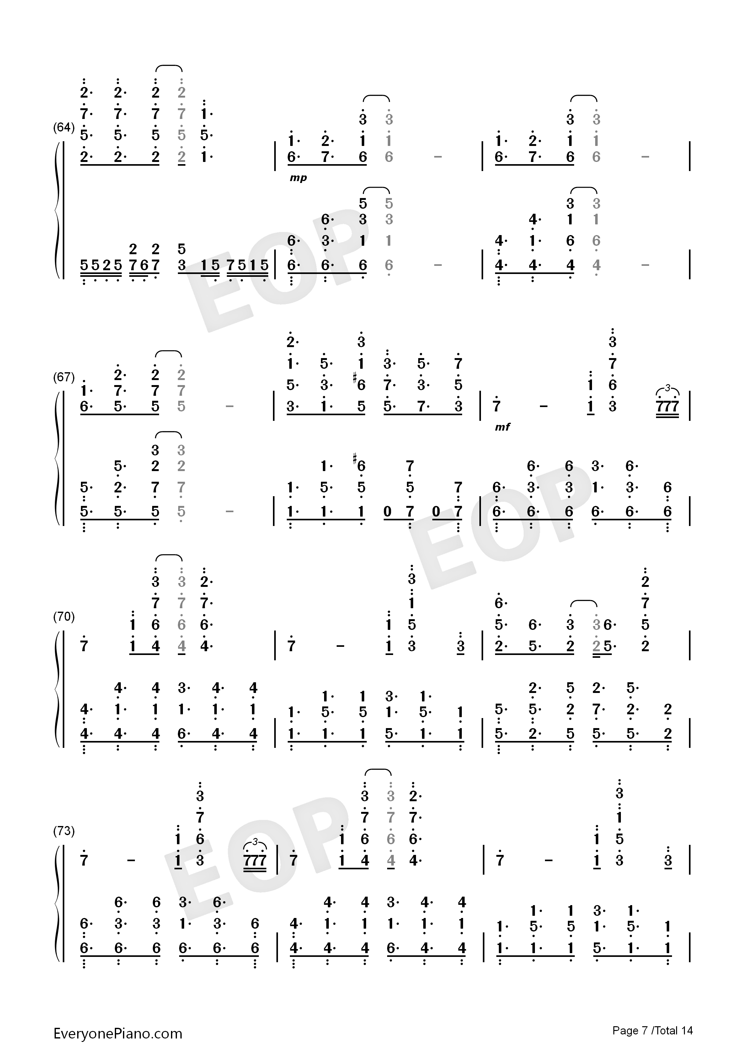 Katharsis钢琴简谱-TK from 凛冽时雨演唱7