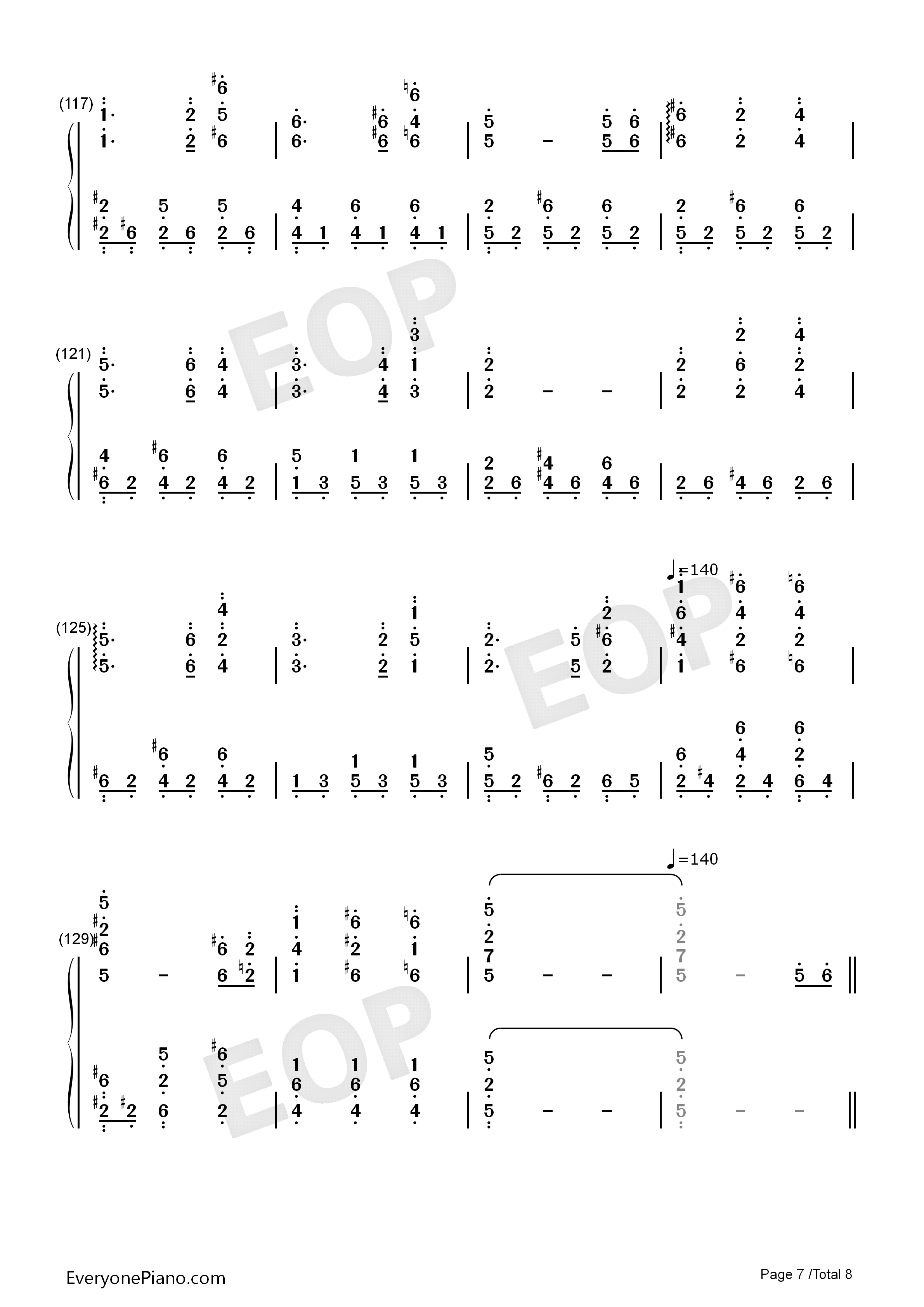 废狱摇篮曲钢琴简谱-廃狱ララバイ演唱7