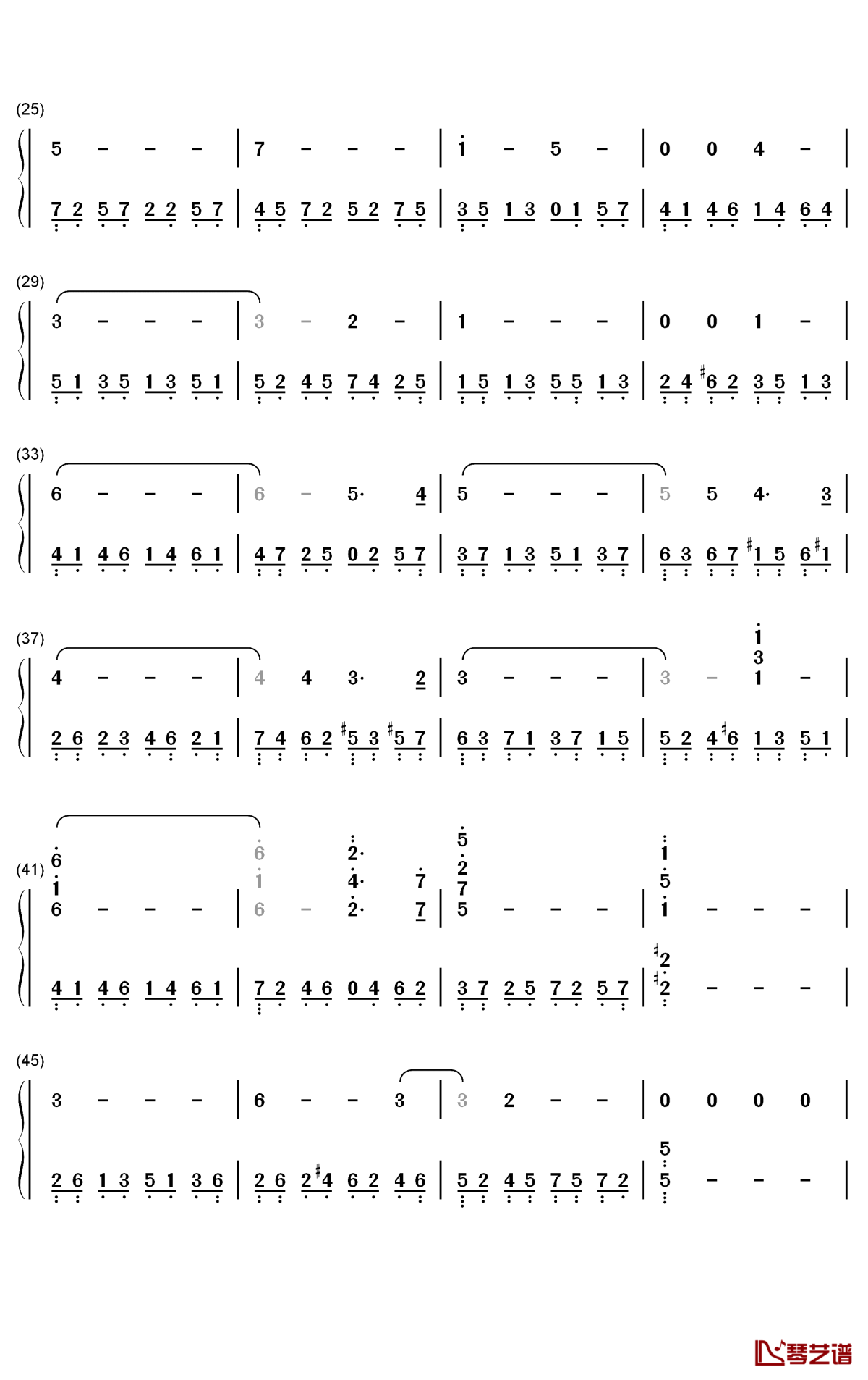 When My Love Blooms钢琴简谱-数字双手-Studio Dragon2