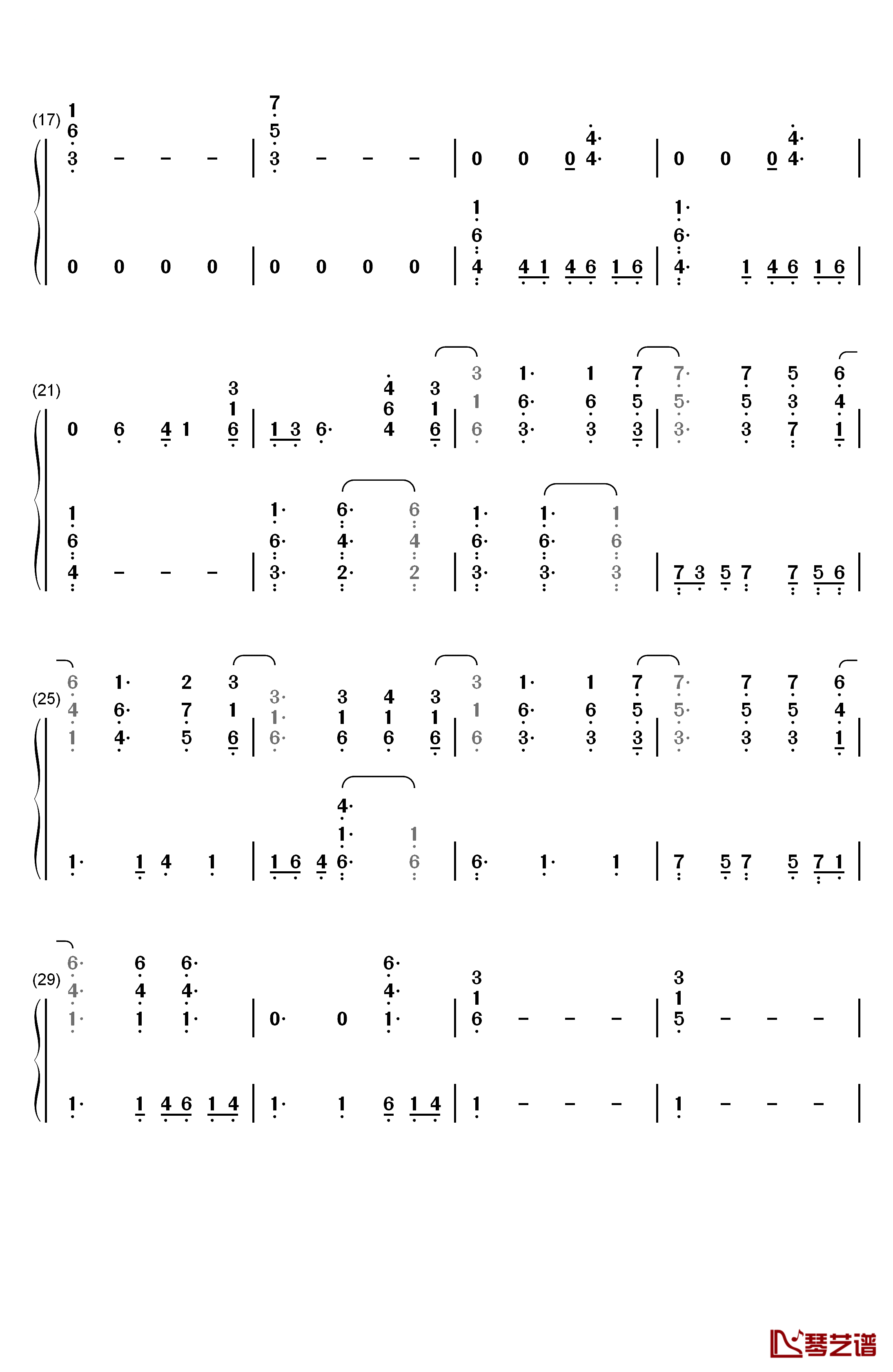 Another Love钢琴简谱-数字双手-Tom Odell2