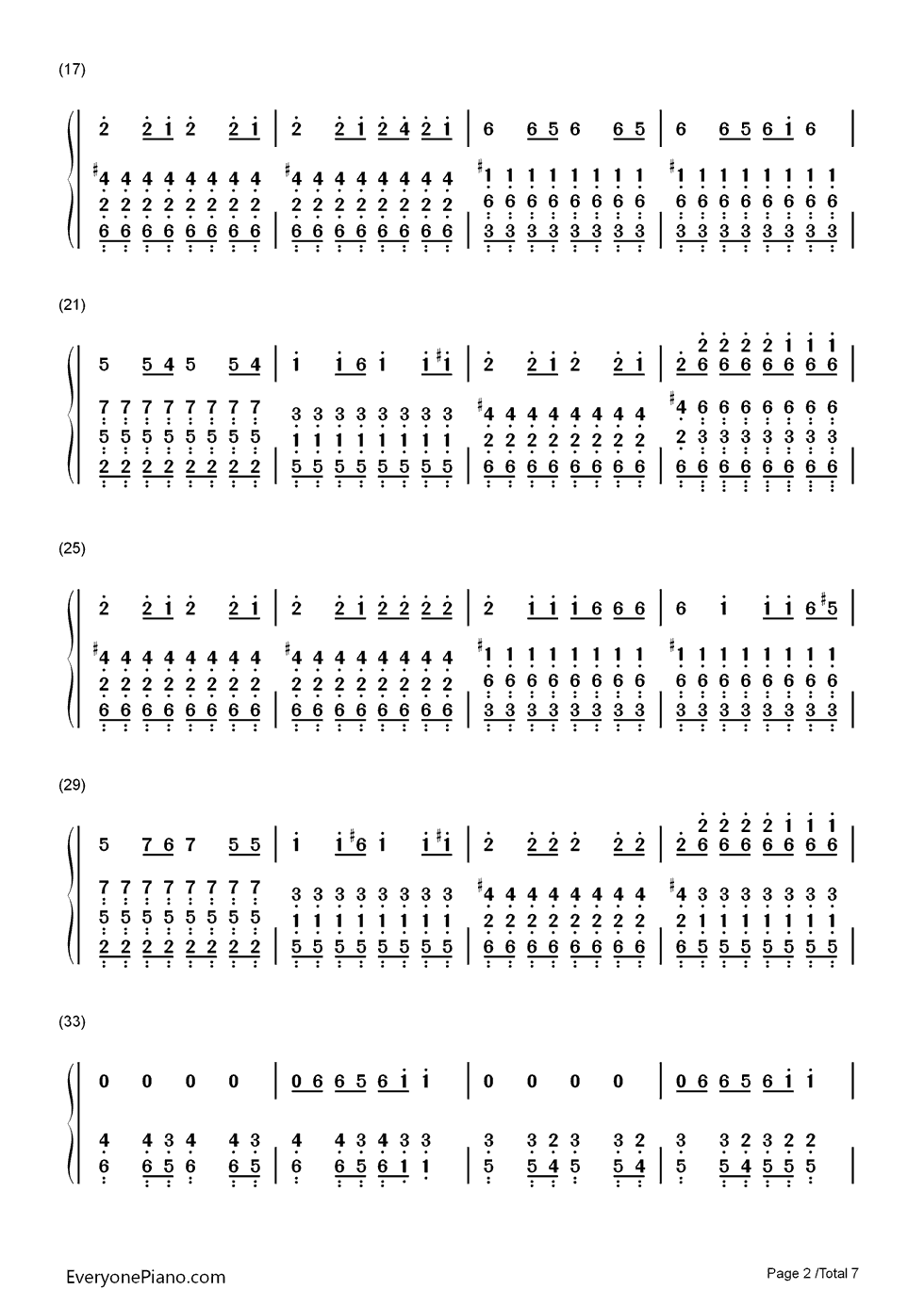 Na Na Na (Na Na Na Na Na Na Na Na Na)钢琴简谱-My Chemical Romance演唱2