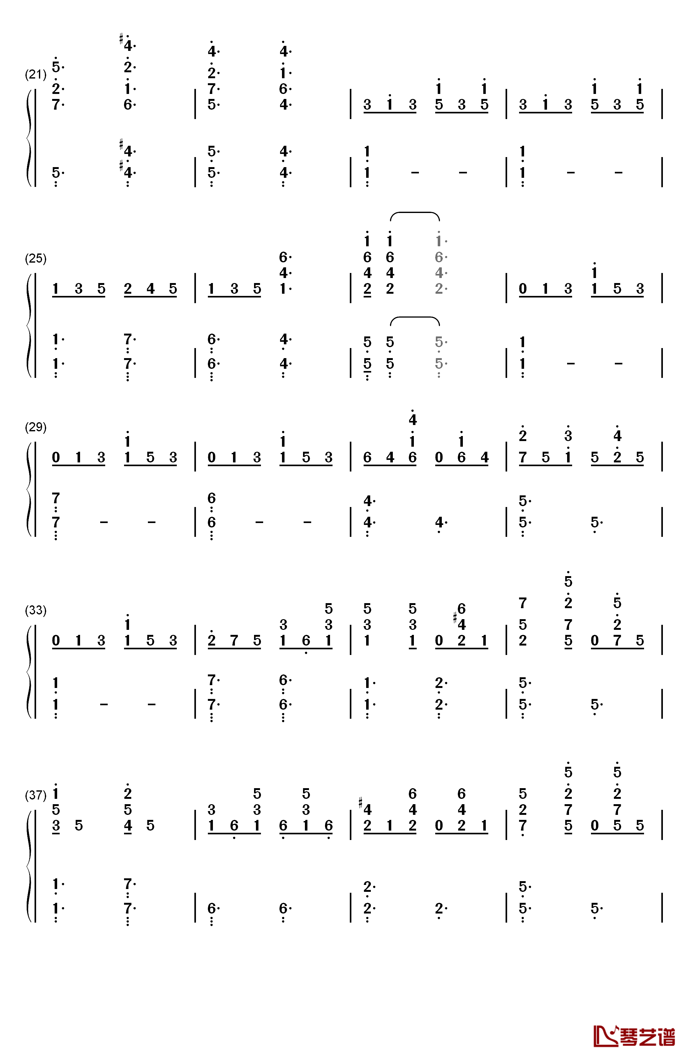 Somebody to Love钢琴简谱-数字双手-Queen2