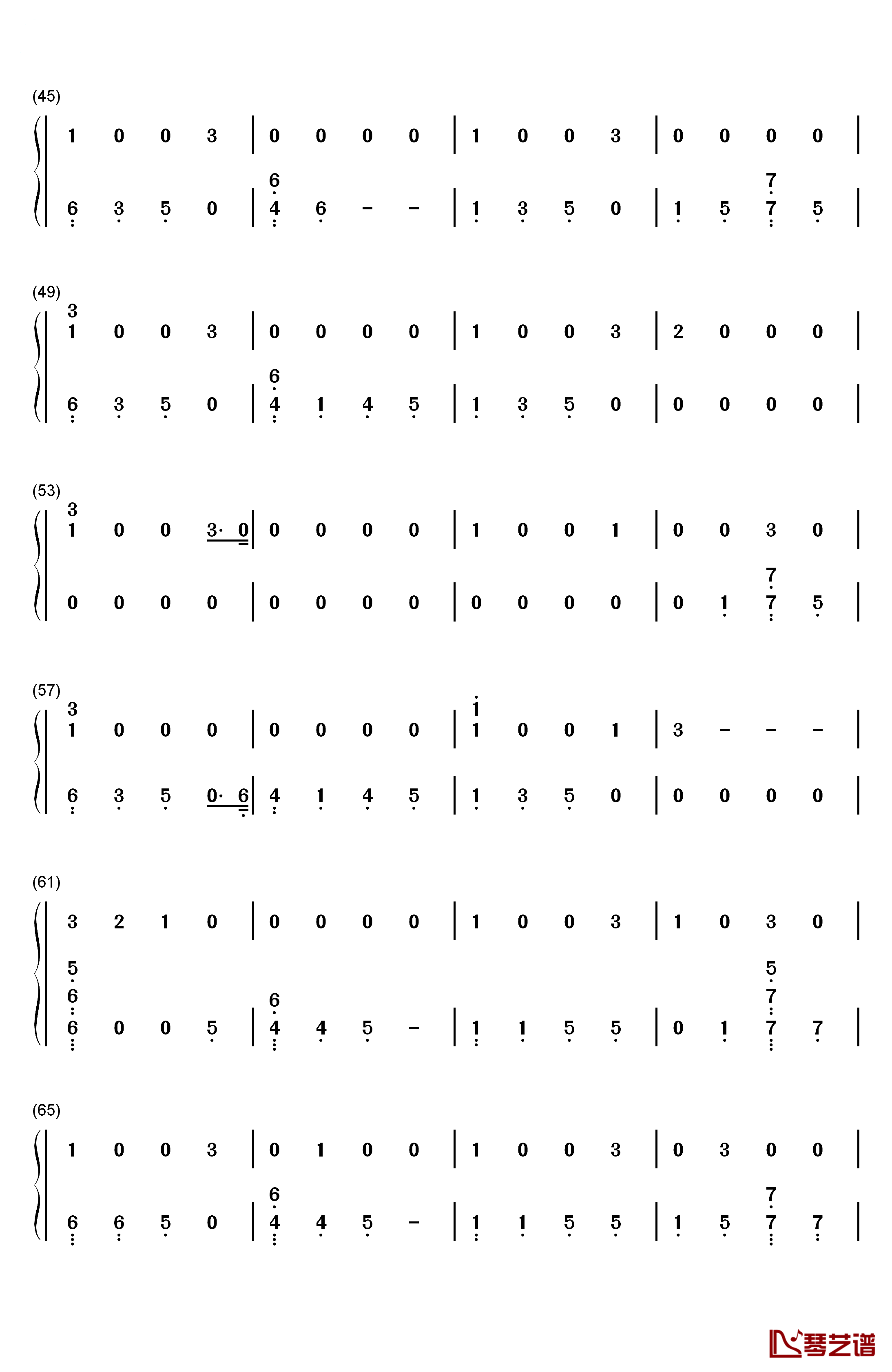 Remind Me To Forget钢琴简谱-数字双手-Kygo Miguel3