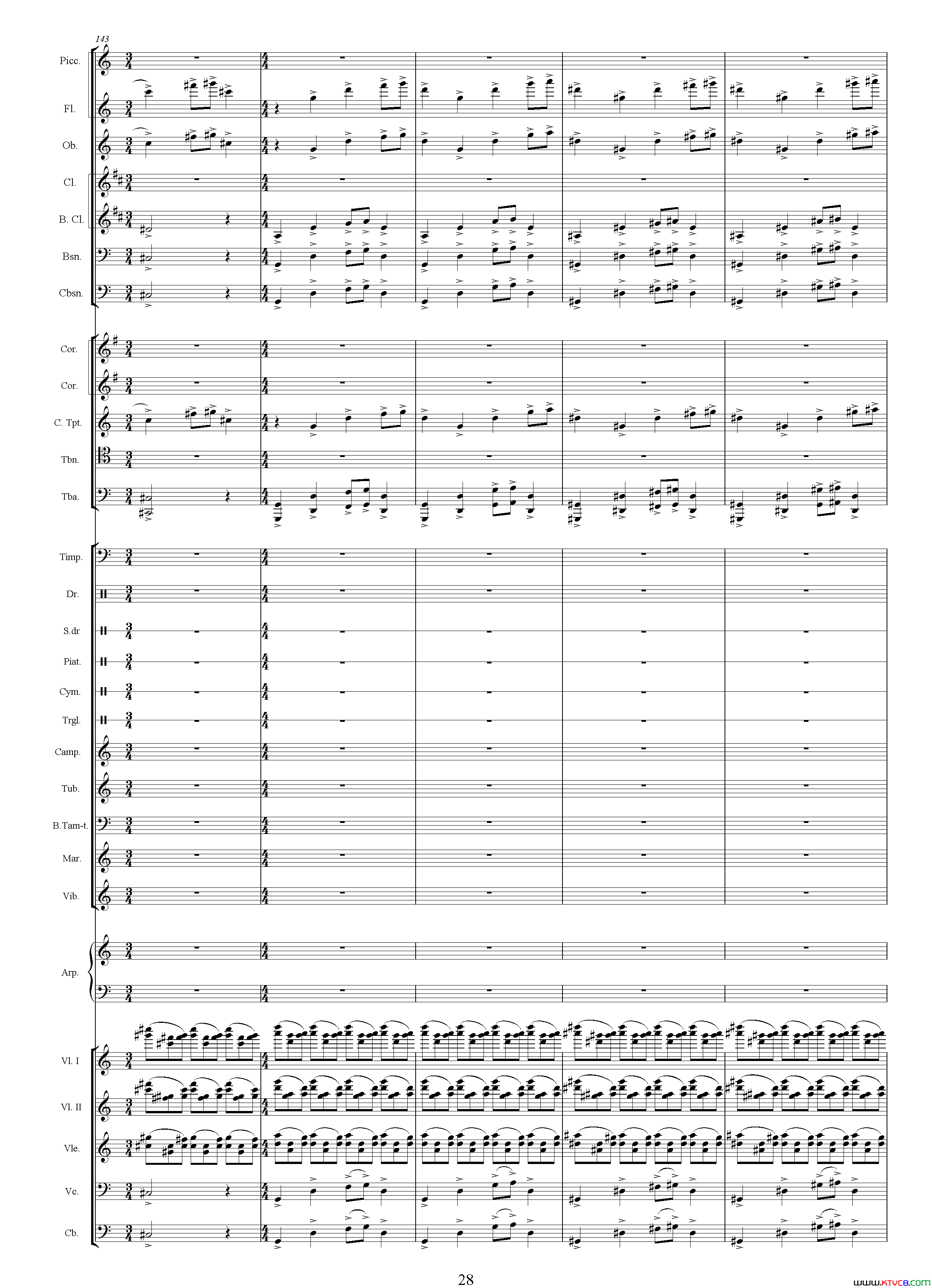 朱元璋还乡电视剧《传奇皇帝朱元璋》主题音乐总谱简谱1