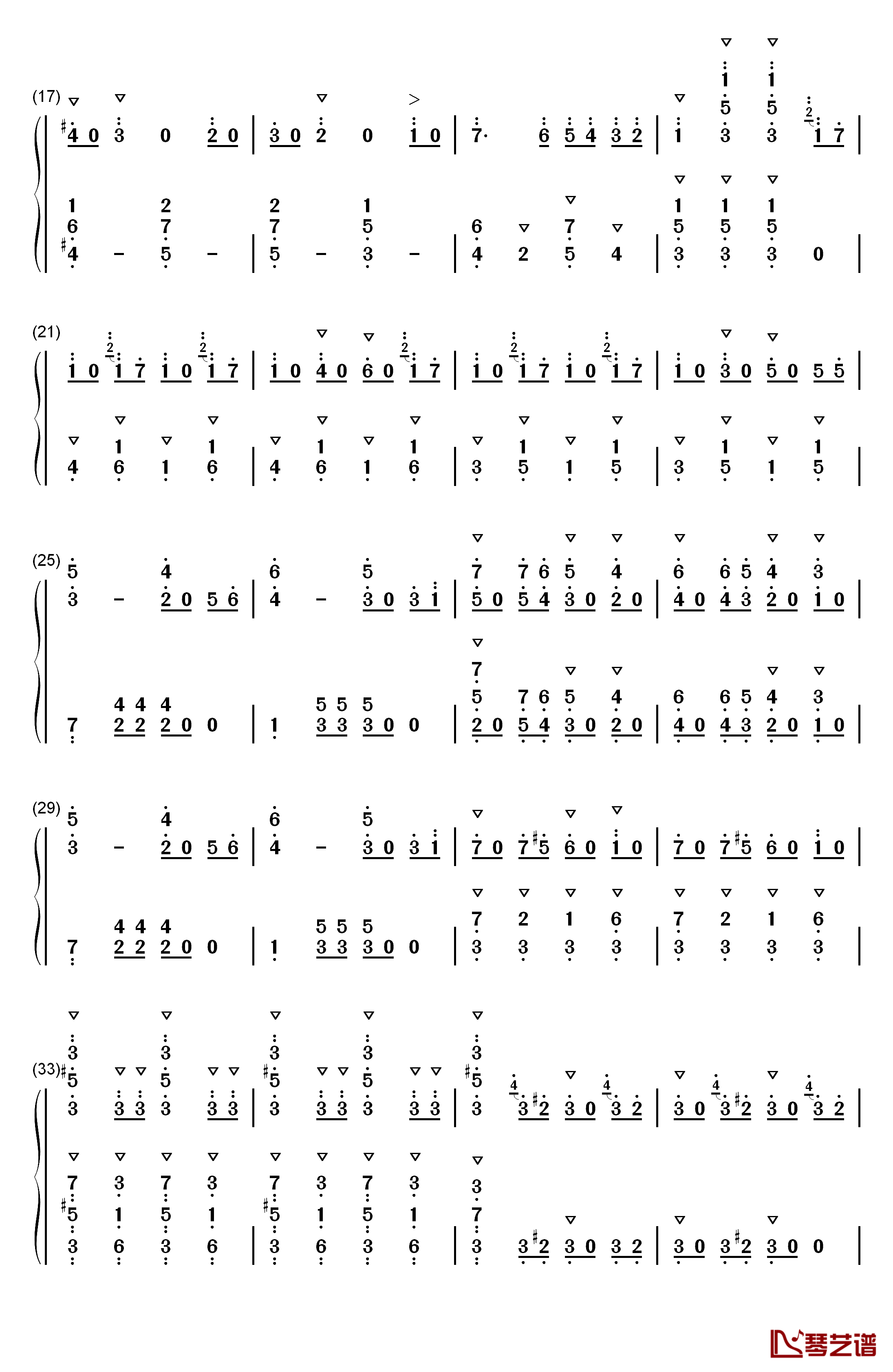 拉德斯基进行曲钢琴简谱-数字双手-约翰·施特劳斯  Johann Strauss Sr.2