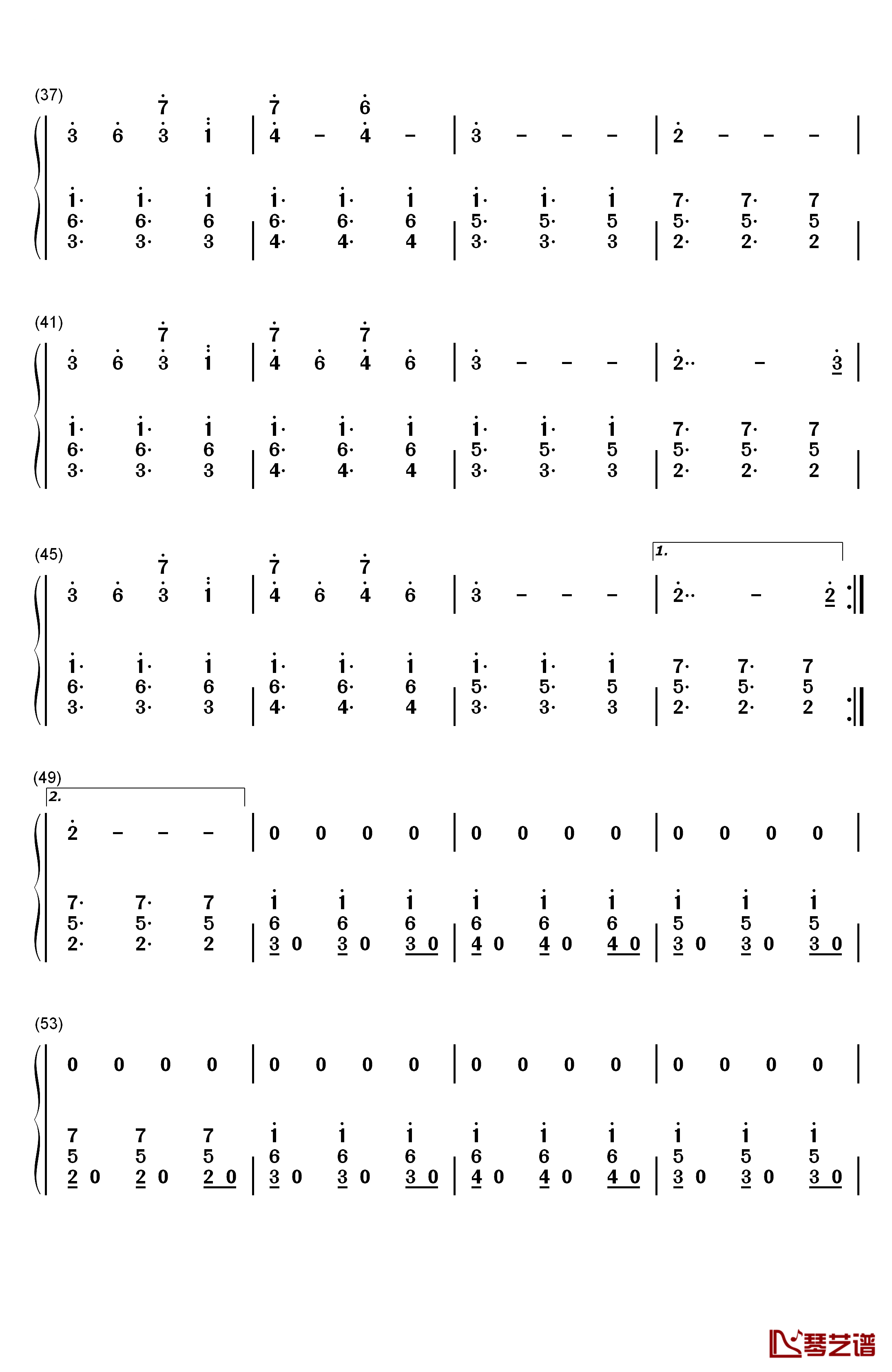 Cheap Thrills钢琴简谱-数字双手-Sia3