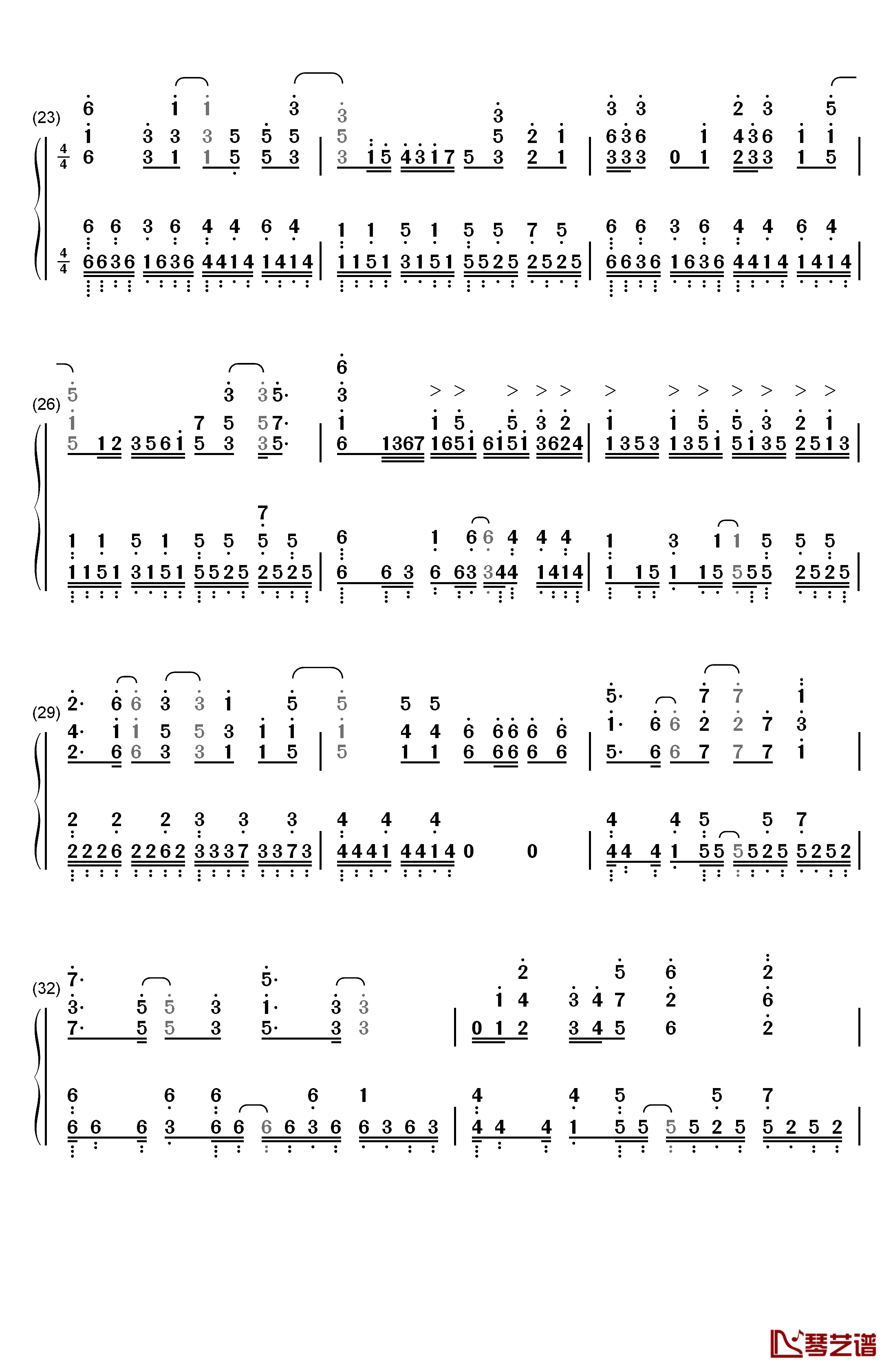 KNOCK on the CORE钢琴简谱-数字双手-Know-Name3