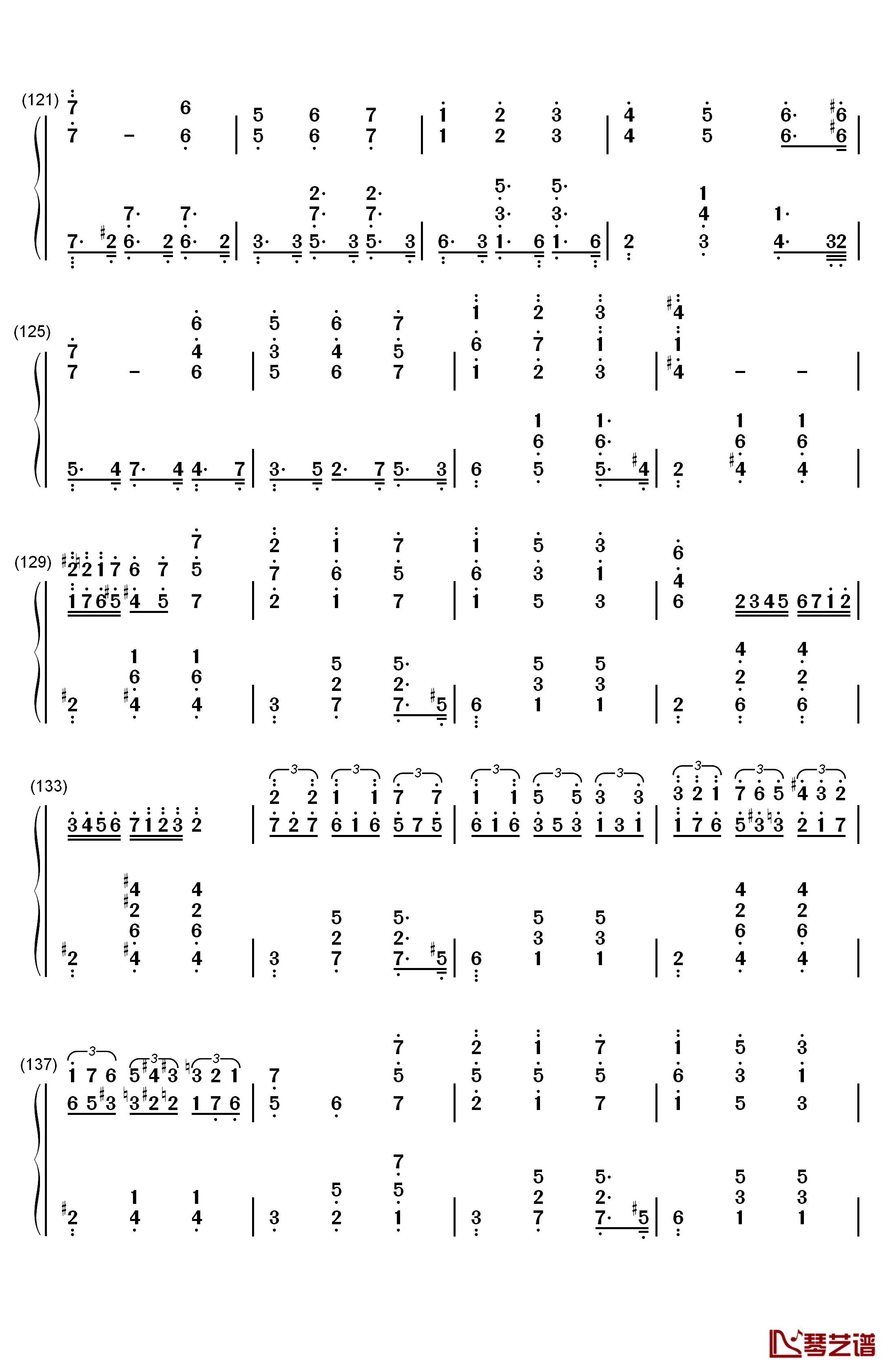 Magic Waltz钢琴简谱-数字双手-Amedeo Tommasi7