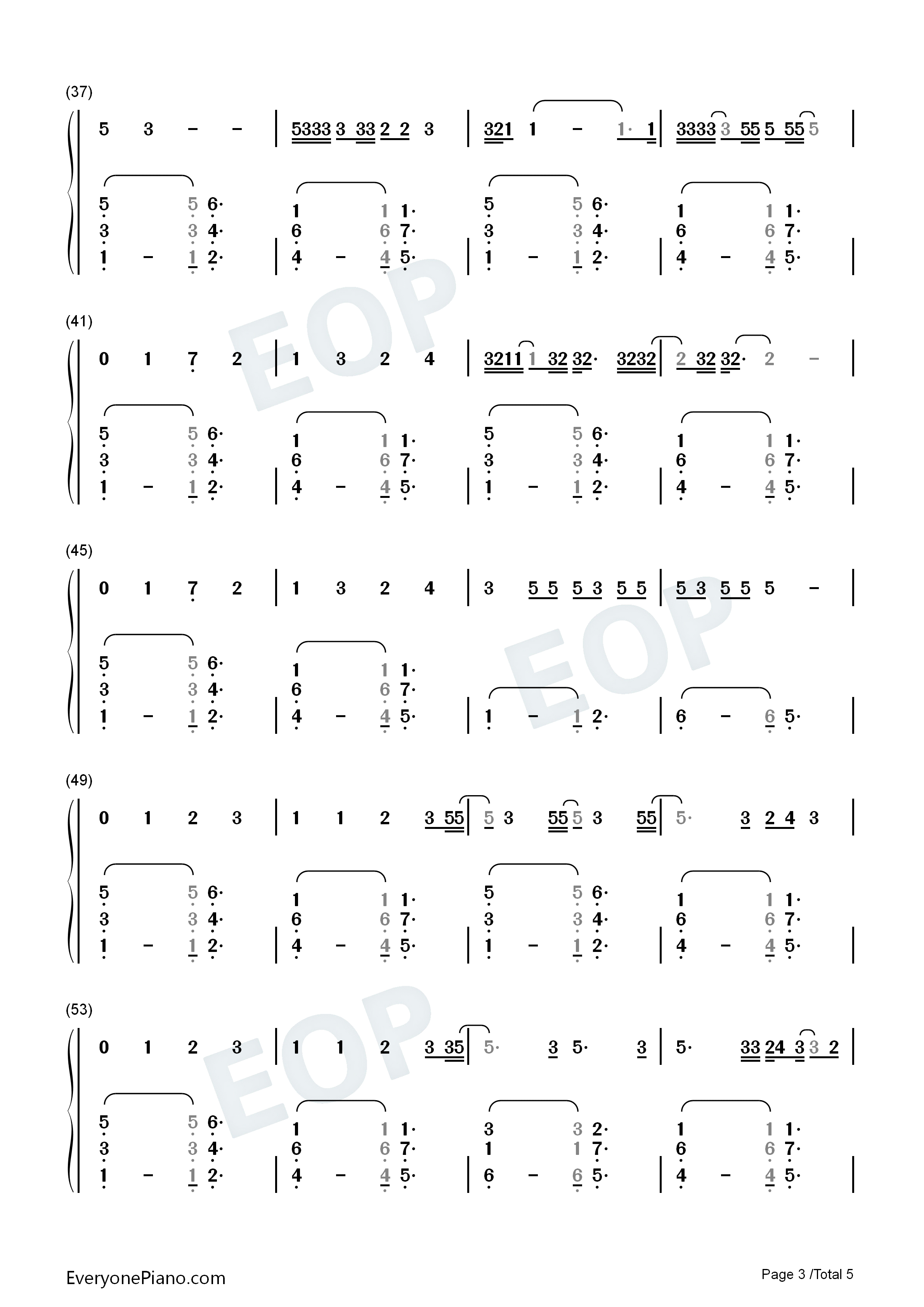 Cannonball钢琴简谱-Lea Michele演唱3