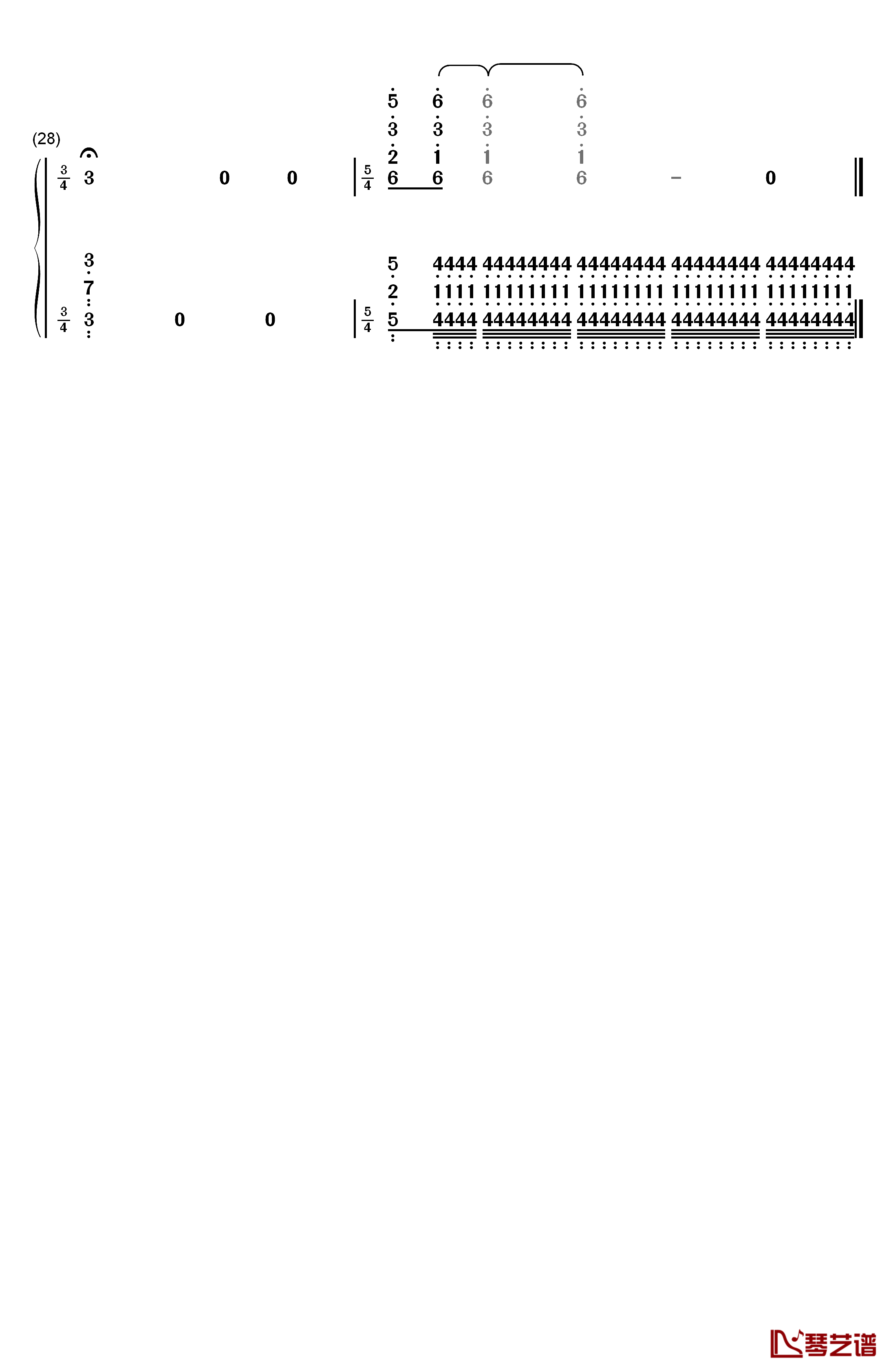 The Theme of Mission Impossible钢琴简谱-数字双手-Lalo Schifrin3