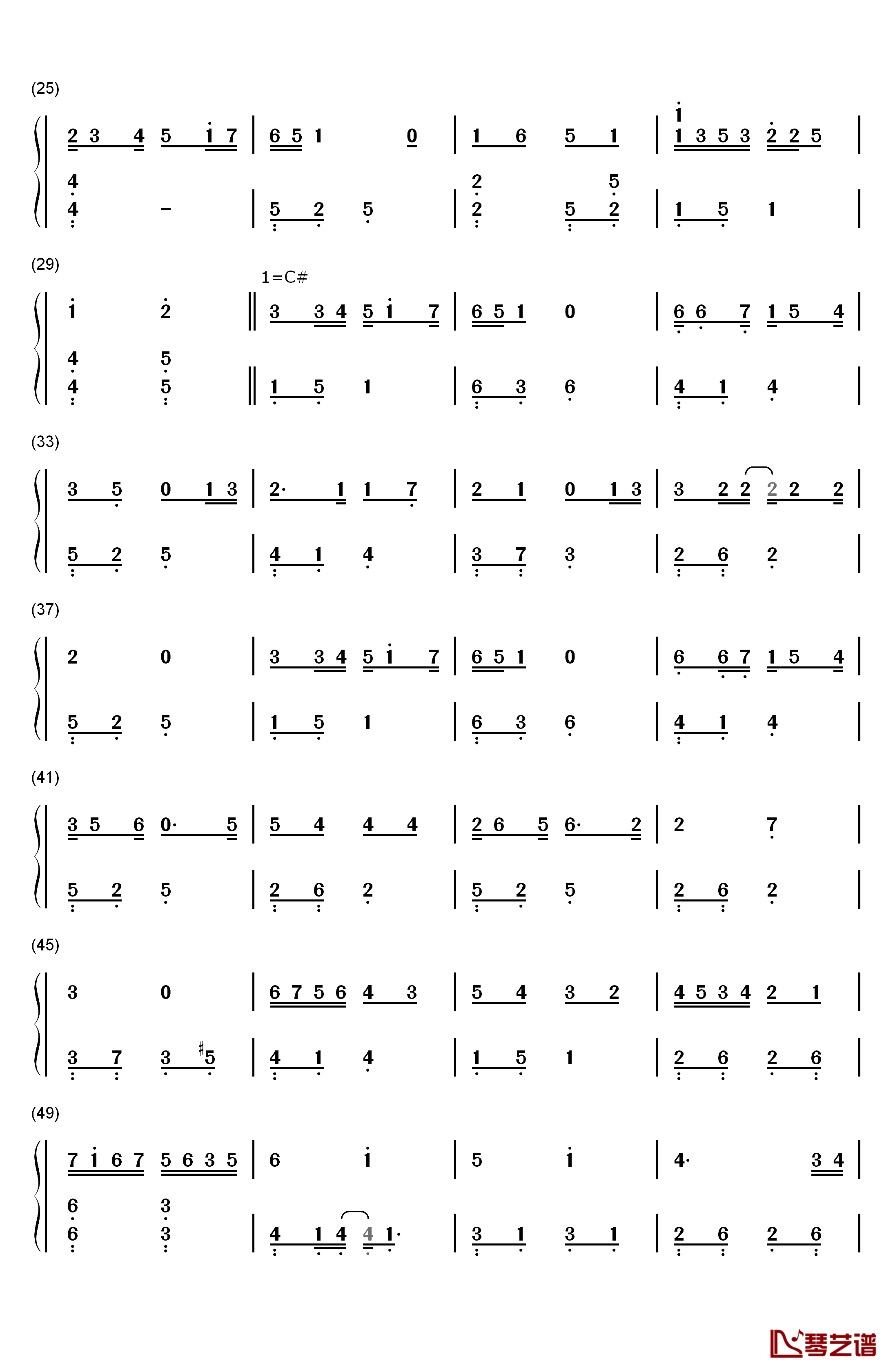 How Does A Moment Last Forever钢琴简谱-数字双手-Céline Dion London Voices Michael Kosarin2