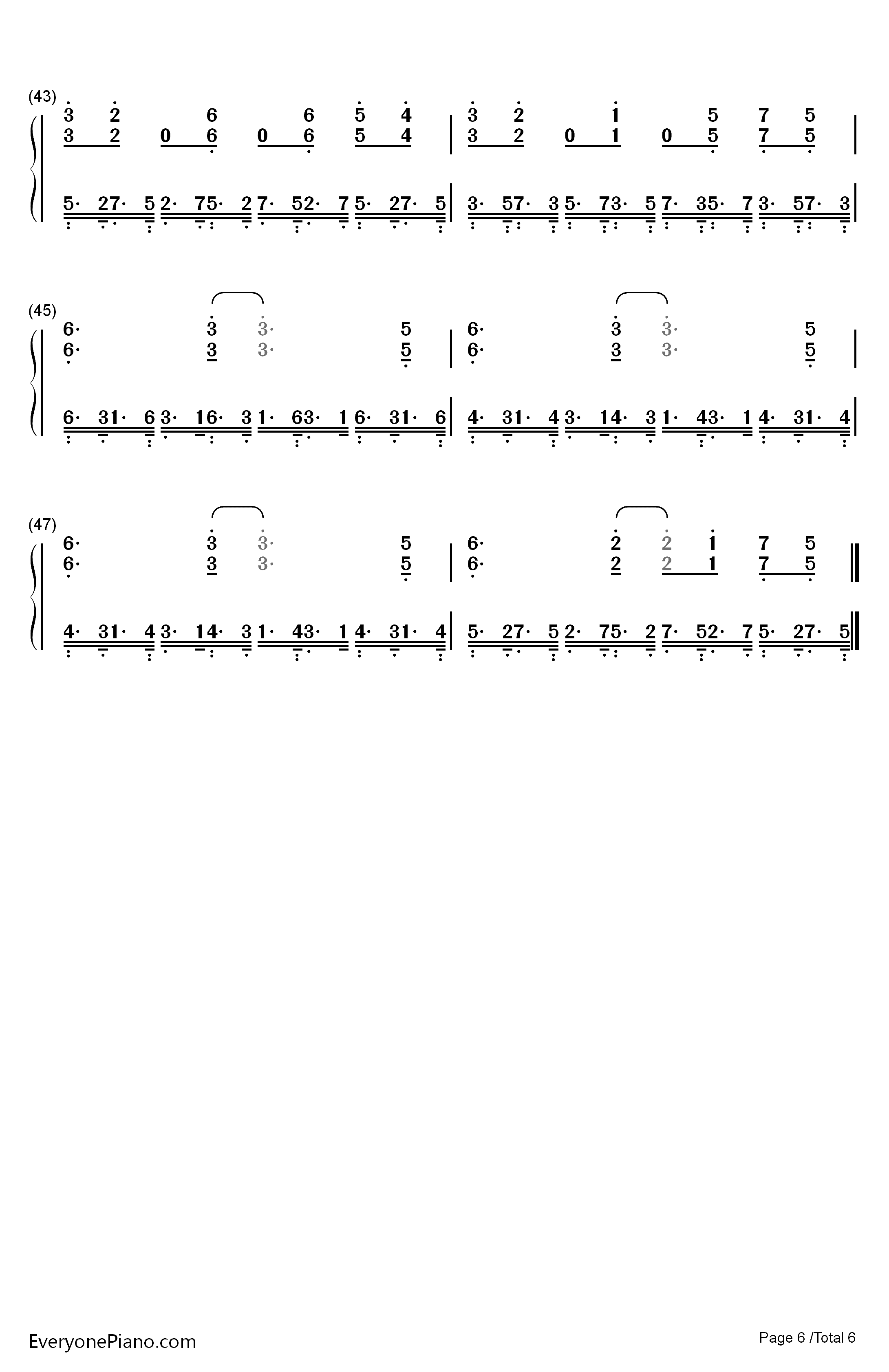 Illusion钢琴简谱-数字双手-猎豹移动公司6