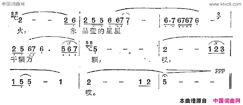 洞庭渔火简谱-张丽慧演唱-曾宪瑞/杨天解词曲1