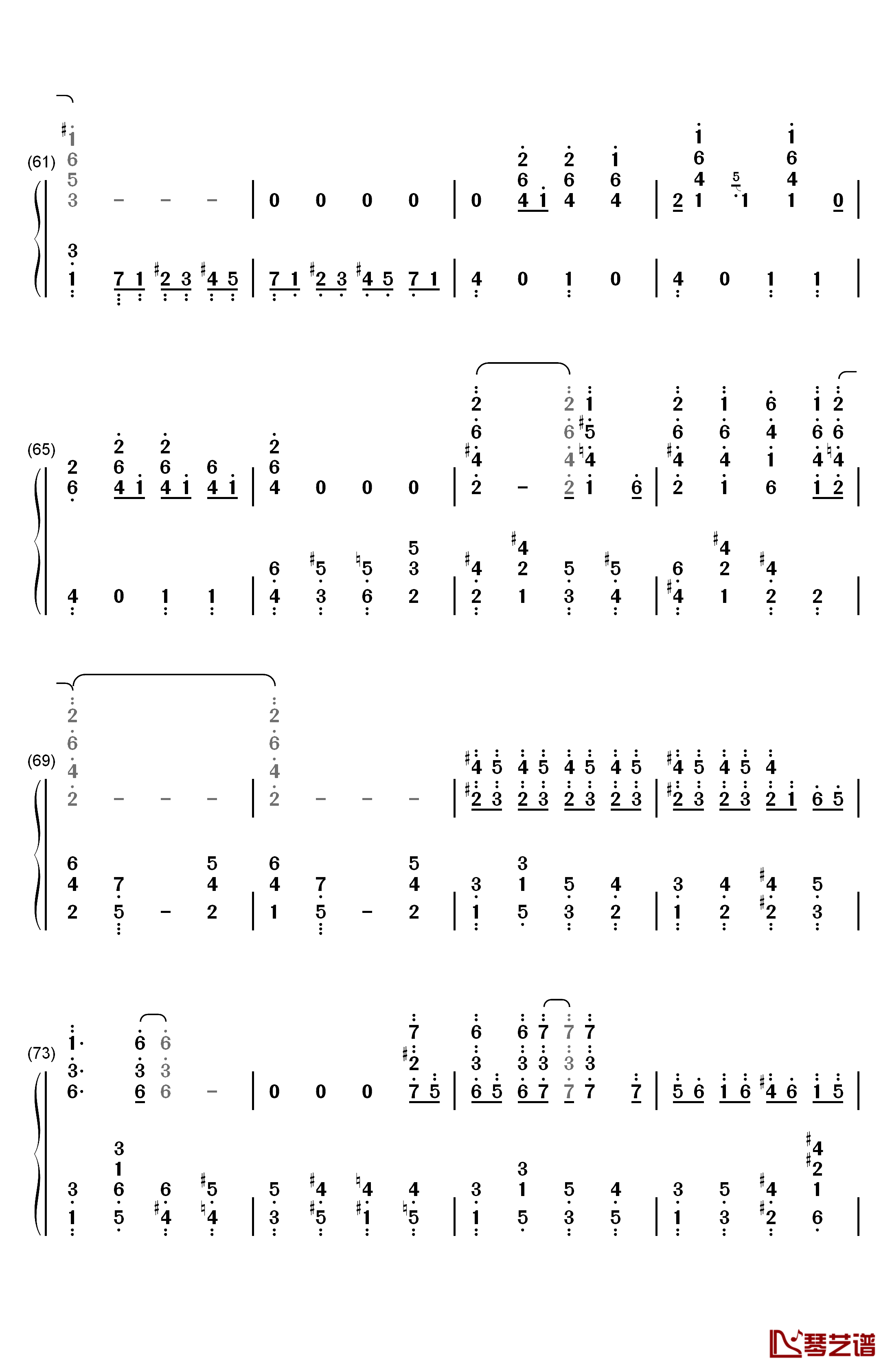 Chinatown My Chinatown钢琴简谱-数字双手-Jean Schwartz5