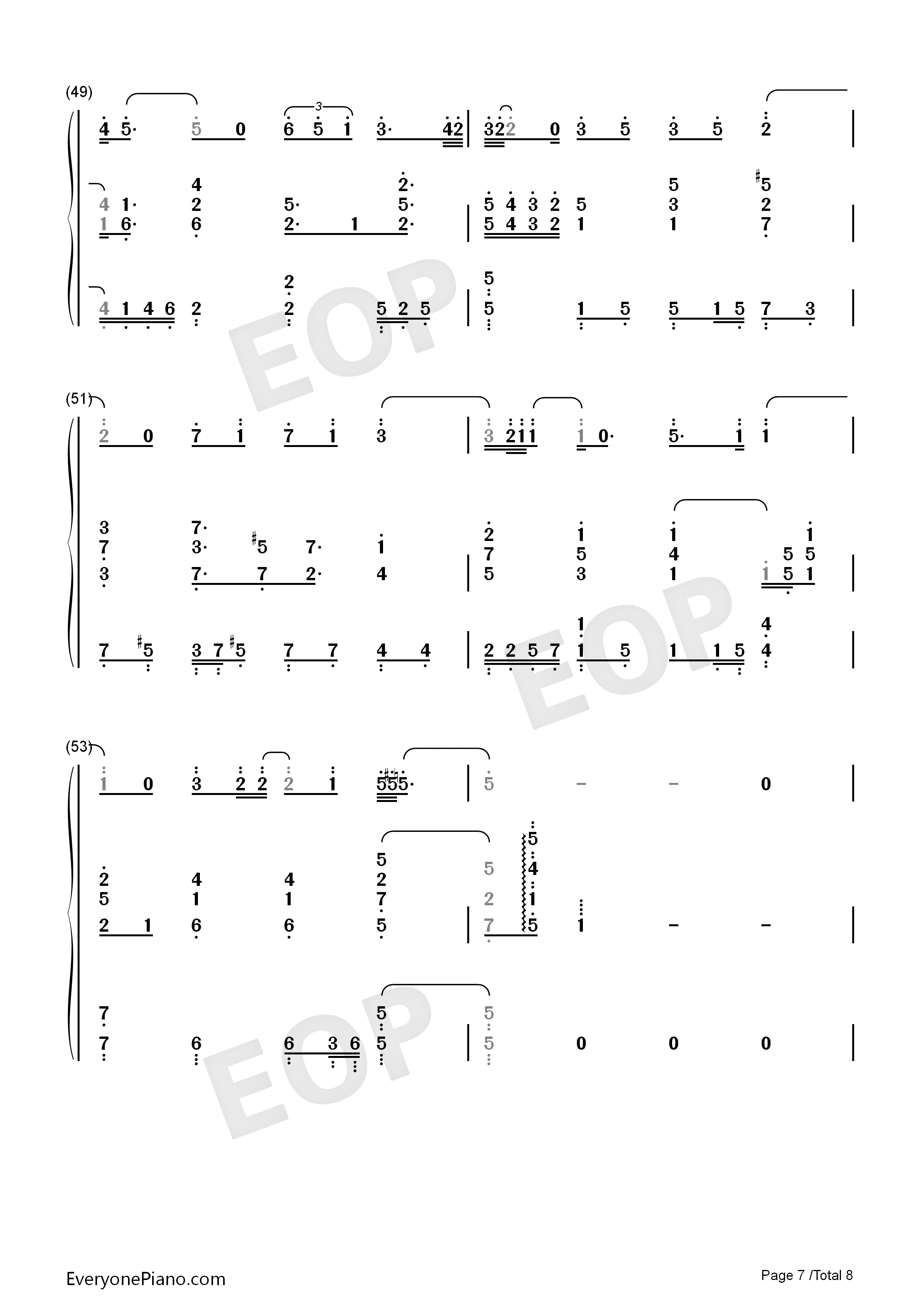 学不会钢琴简谱-林俊杰演唱7