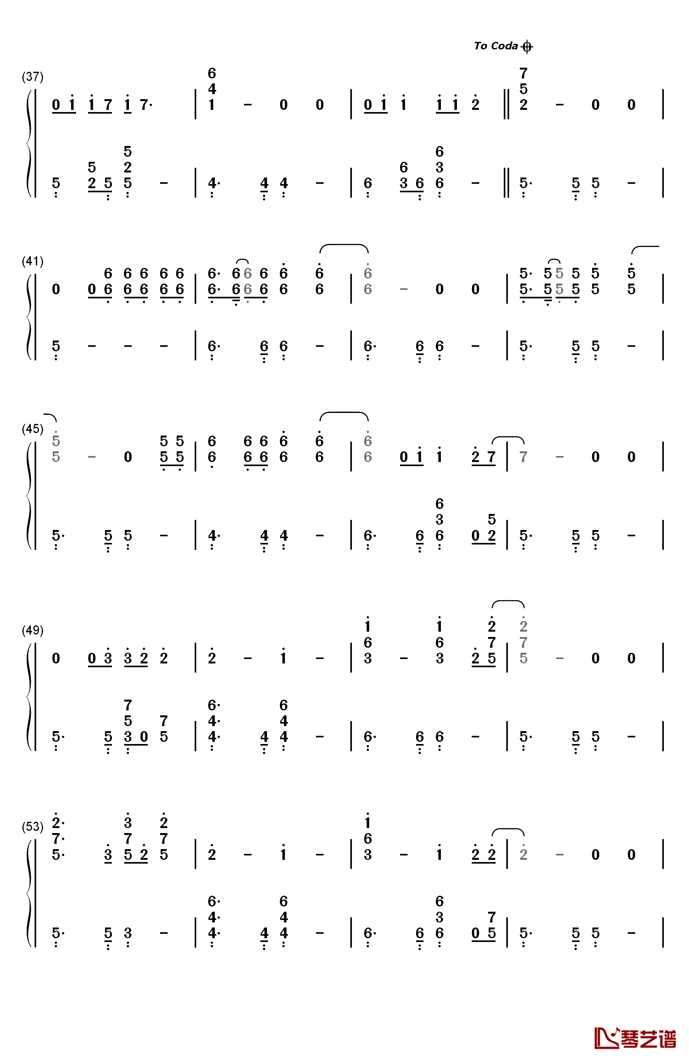 The Blackest Day钢琴简谱-数字双手-Lana Del Rey3