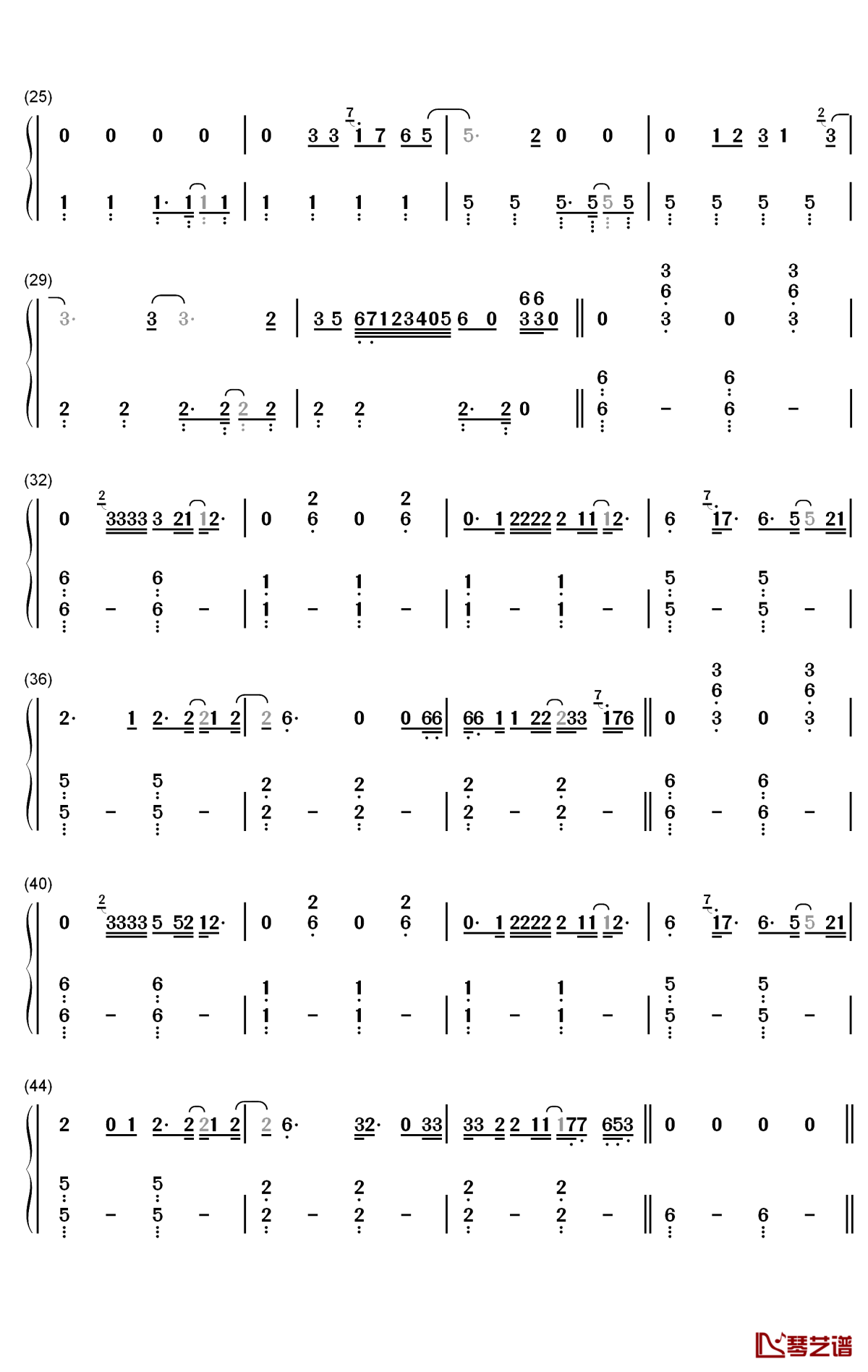 Simmer钢琴简谱-数字双手-Hayley Williams2