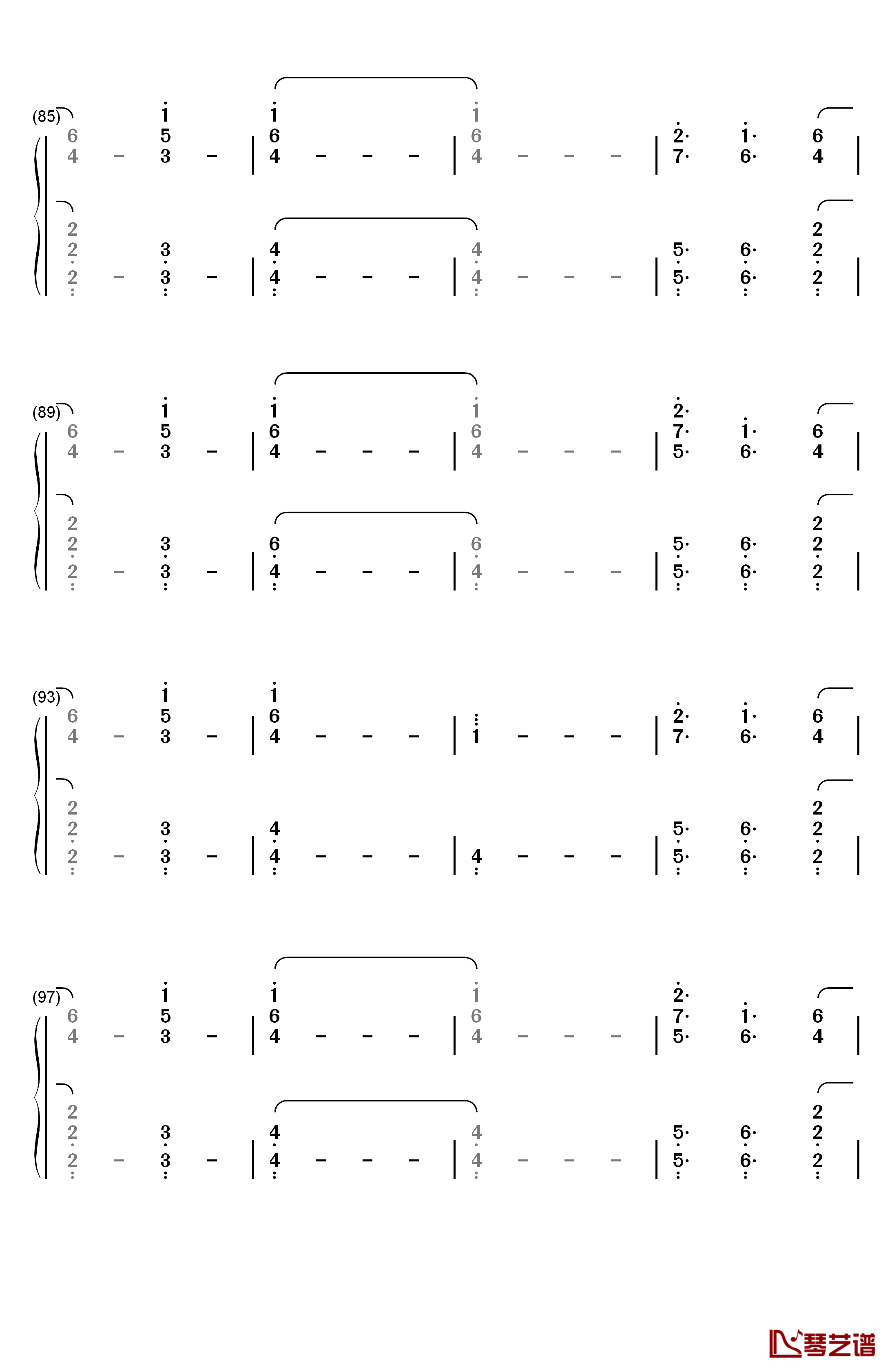 Out Of My Head钢琴简谱-数字双手-Charli XCX6